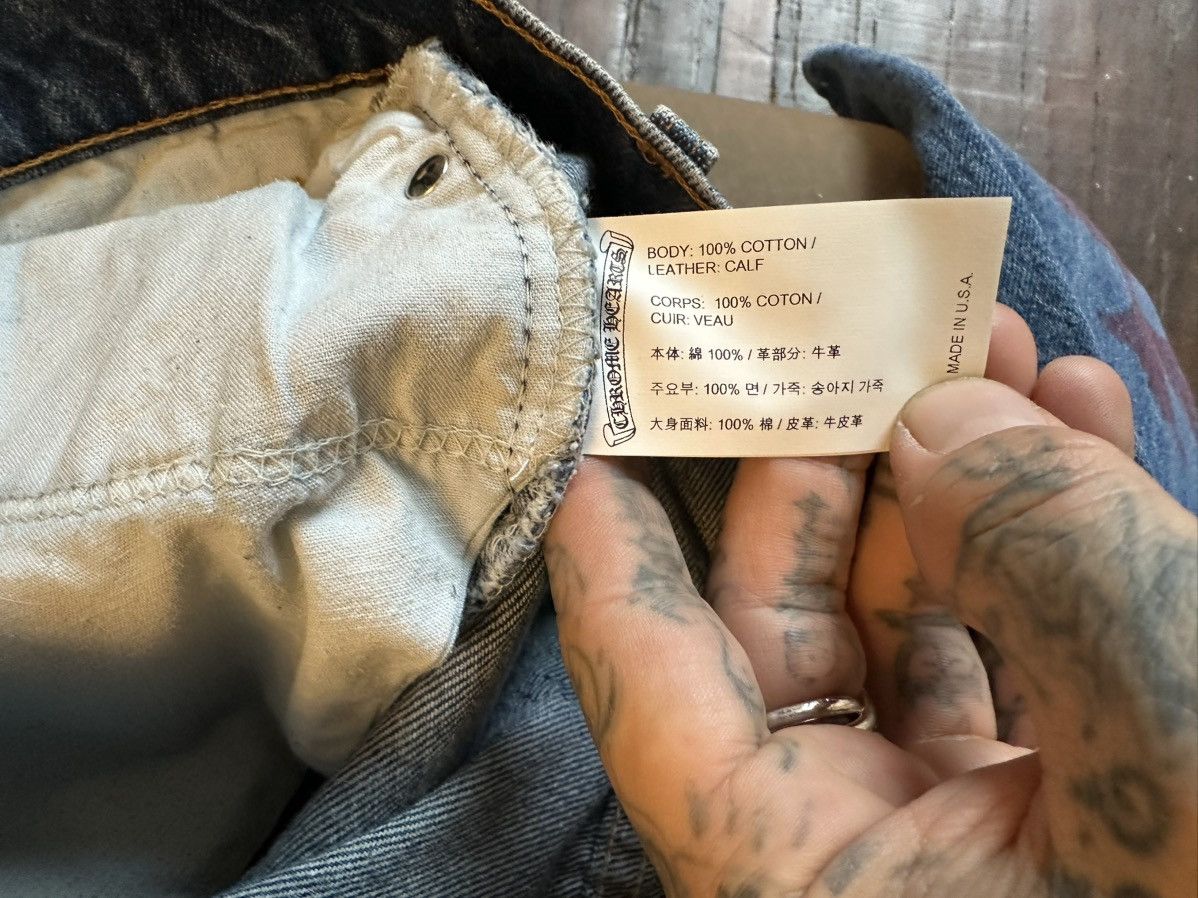 Chrome Hearts Chrome Hearts NEW Levi Stencil cross patch jeans 30 31 Size US 30 / EU 46 - 11 Thumbnail