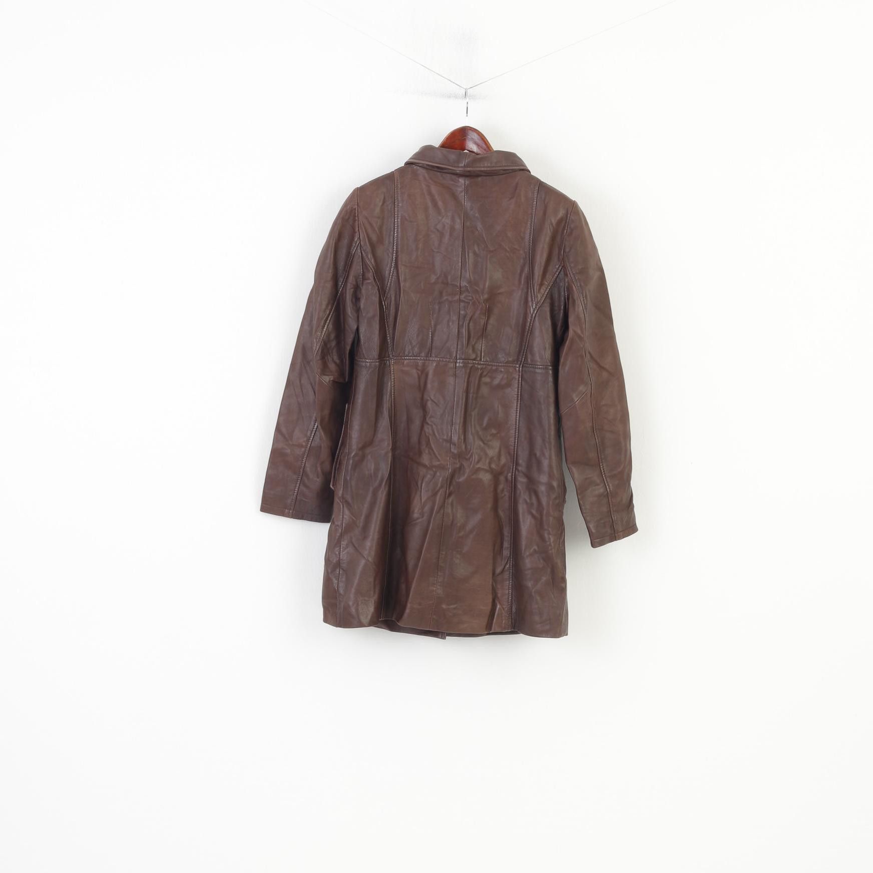 Vintage Aleksander Of Norway Women 40 M Coat Jacket Dark Brown 10948 Size S / US 4 / IT 40 - 7 Thumbnail