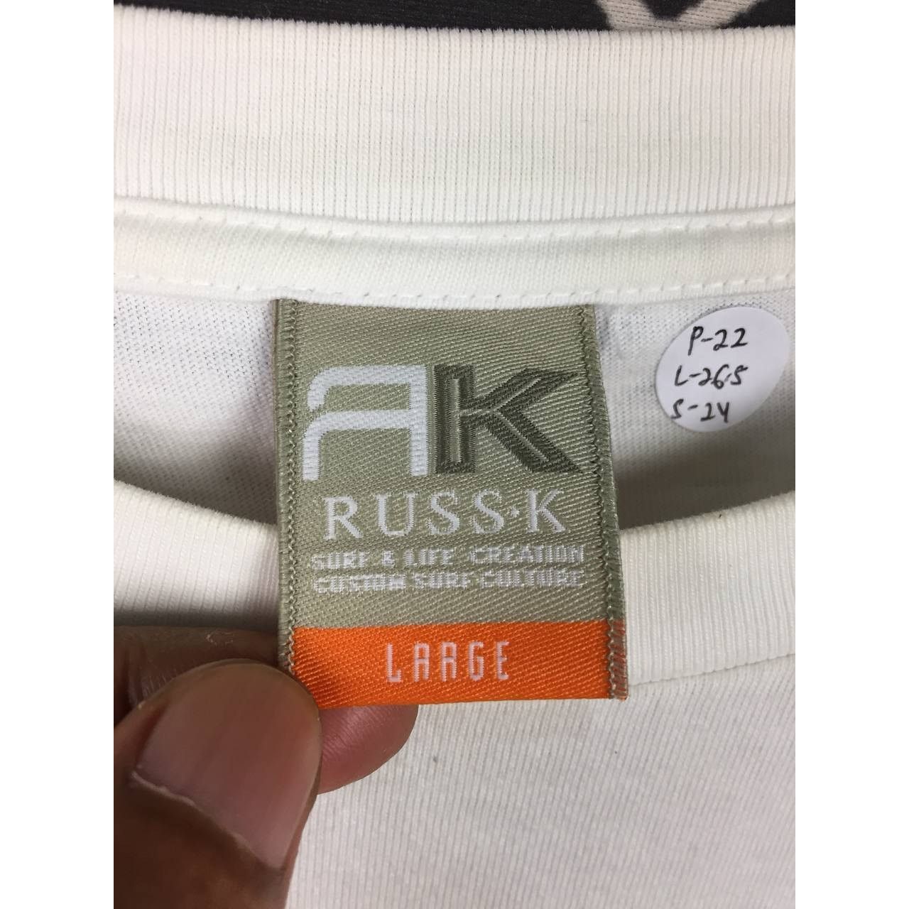 Japanese Brand RUSS-K Custom Surf Culture Slow Ride Longsleeve Tee Size US L / EU 52-54 / 3 - 13 Thumbnail