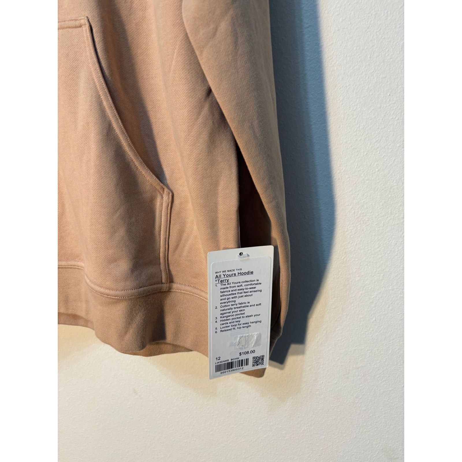 Lululemon NWT Lululemon All Yours Hoodie Terry Sz 12 Beech Wood Size XL / US 12-14 / IT 48-50 - 2 Thumbnail