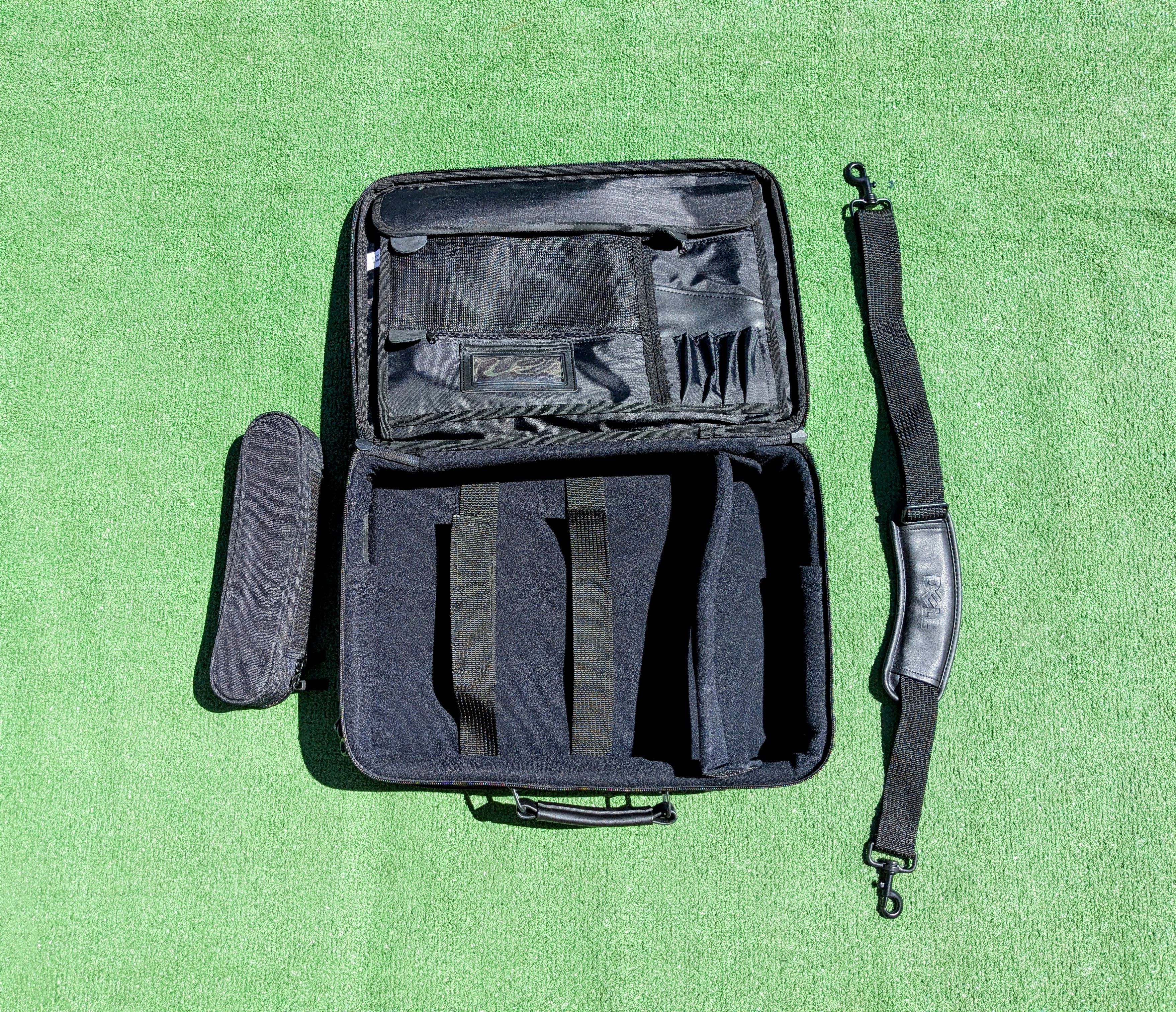 Designer Dell Pockets Laptop 15" Shoulder Padded Briefcase Bag Case Size ONE SIZE - 4 Thumbnail