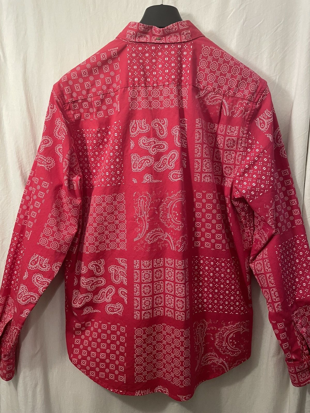 Supreme Paisley Grid Supreme Shirt Size US L / EU 52-54 / 3 - 2 Thumbnail