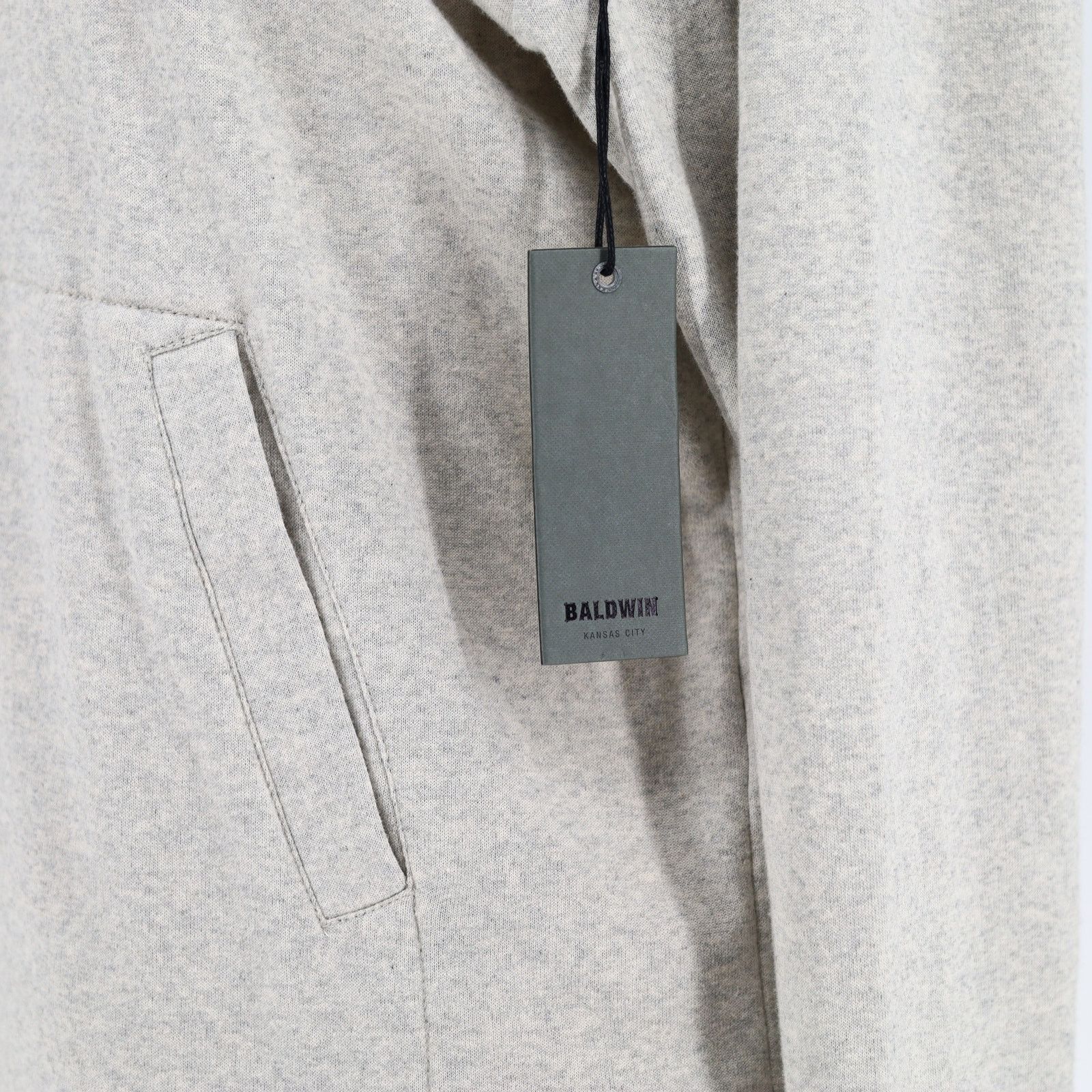 Baldwin Baldwin Women’s Oatmeal Cotton Casual Pullover Hoodie Size L Size L / US 10 / IT 46 - 3 Thumbnail