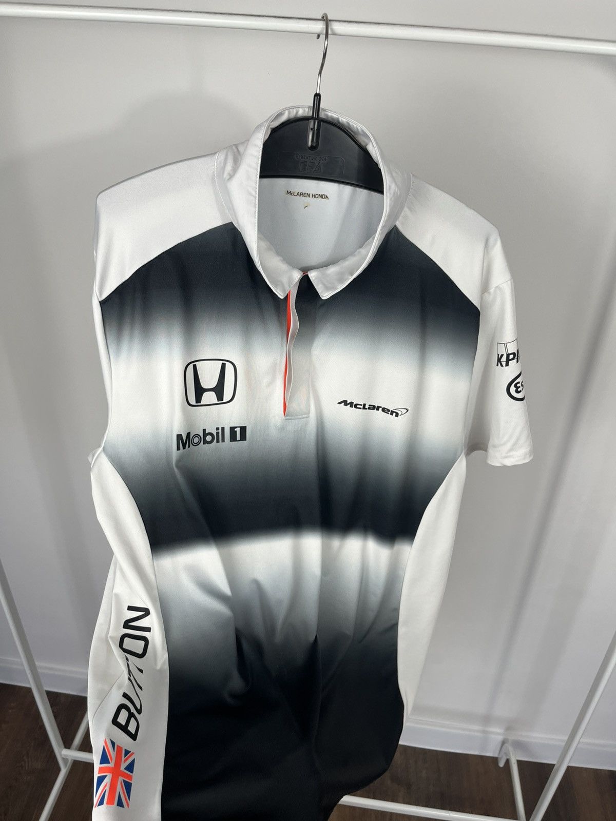 Honda McLaren Honda F1 Team Polo Shirt Racing SAP Mobil1 Size L Size US L / EU 52-54 / 3 - 10 Thumbnail
