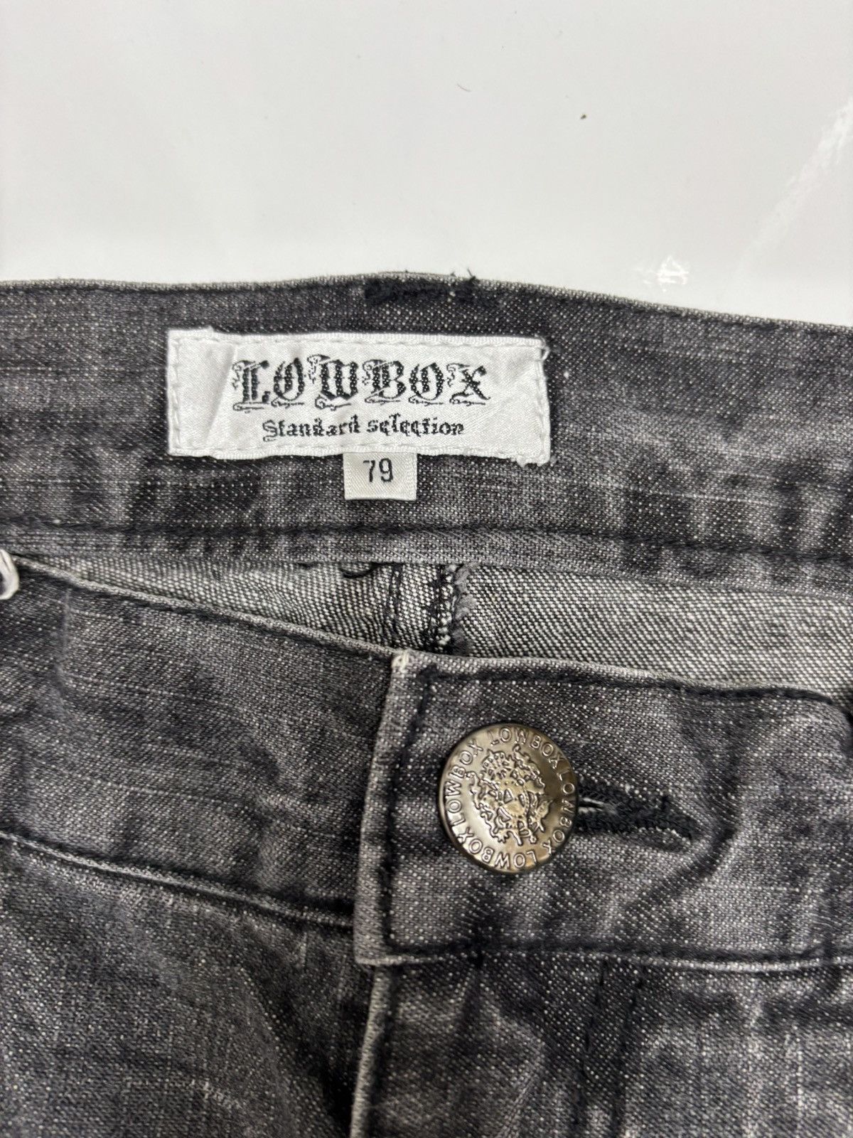 LOWBOX LOWBOX 🇯🇵 CARGO JEANS CROPPED DENIM CARGO PANTS Size US 30 / EU 46 - 9 Thumbnail