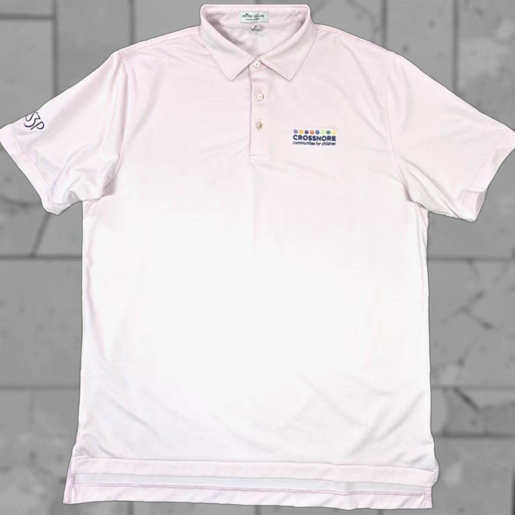 Peter Millar Peter Millar Summer Comfort Performance Polo Short Sleeve Shirt L Pink Crossnore Shirt Mens L Pink Crossnore Comfort Polo Size US L / EU 52-54 / 3 - 1 Thumbnail