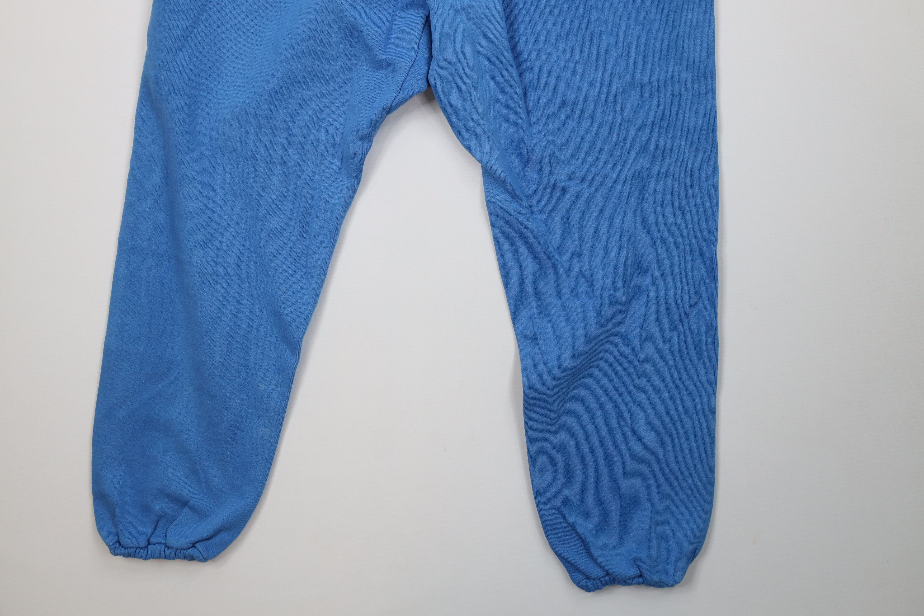 Vintage Vinage 70s Streetwear Gusset Sweatpants Joggers Blue USA Size 36" / US 14 / IT 50 - 12 Thumbnail