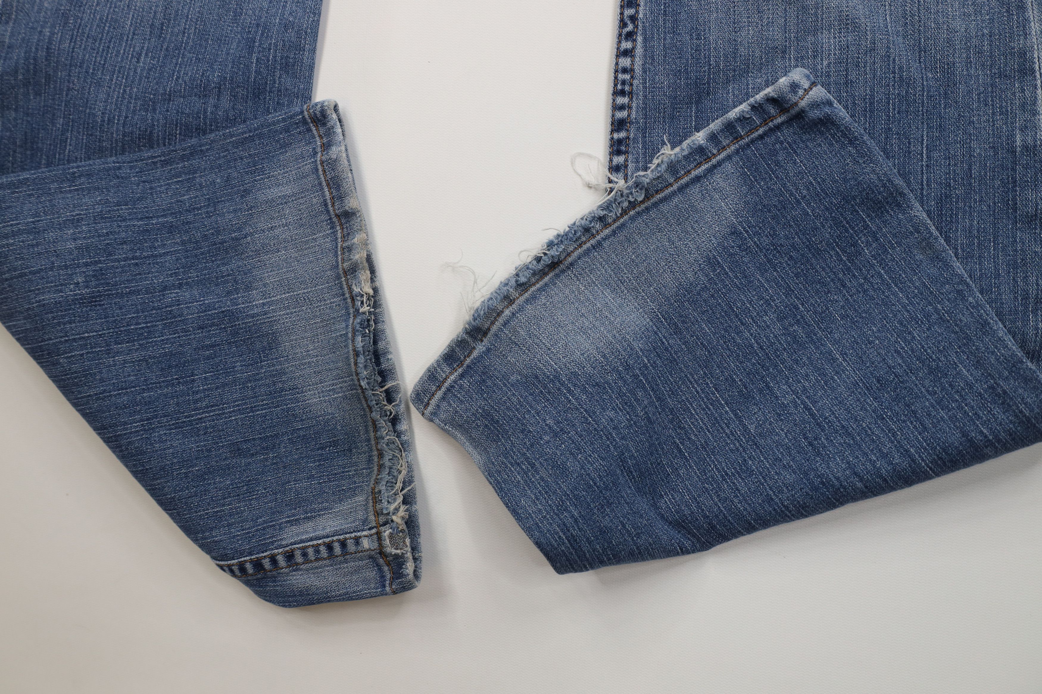 Vintage Vintage Buckle BKE Distressed Babydoll Flared Wide Leg Jeans Size 31" - 6 Thumbnail