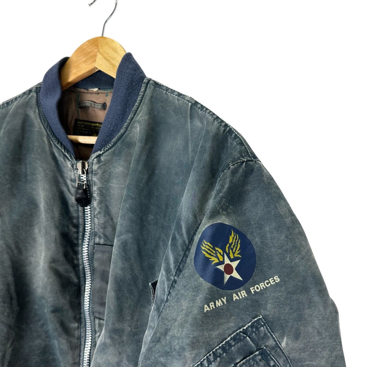 Vintage HST MA1 AIR FORCE BOMBER JACKET Size US XL / EU 56 / 4 - 5 Thumbnail