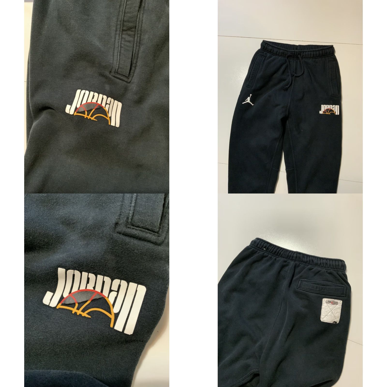 Nike VINTAGE Air Jordan DNA Nike Black Fleece Sport Jumpman 23 Jogger Sweatpants Sz. S Men Sweatpants Jumpman 23 Nike DNA Fleece Black S Mens Size US 29 - 8 Thumbnail