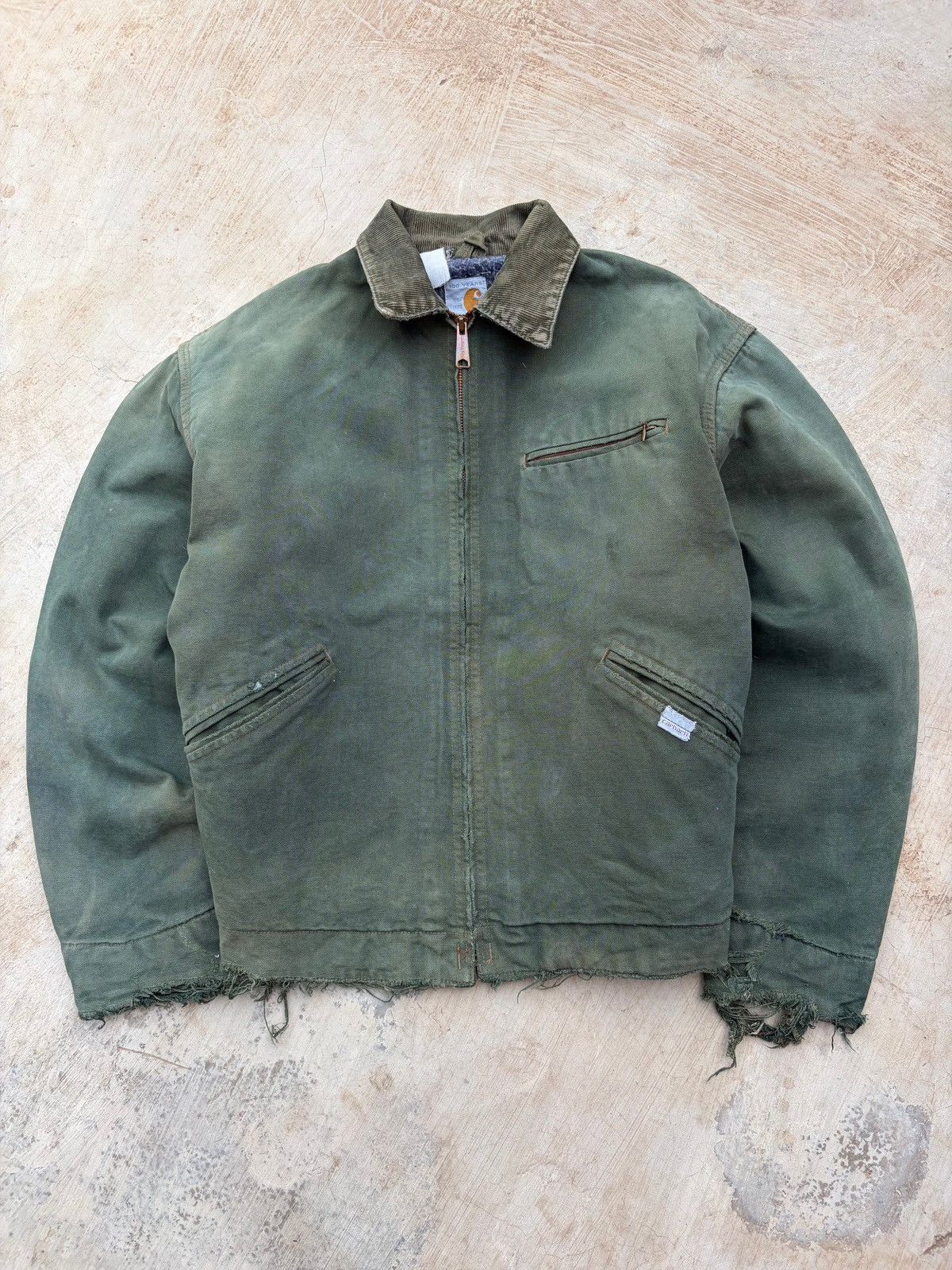 Carhartt Vintage 80s Carhartt Detroit Jacket 100th Anniversary Size US L / EU 52-54 / 3 - 1 Thumbnail