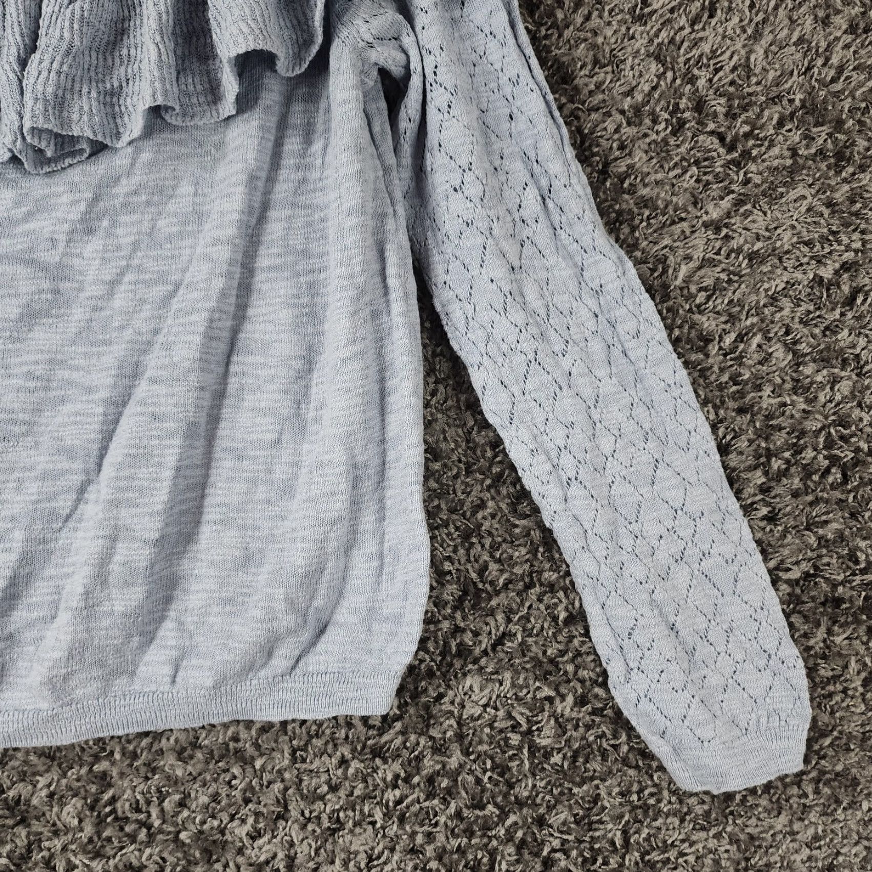 Vintage LC Lauren Conrad Sweater Womens Long Sleeve Blue Size XL Size XL / US 12-14 / IT 48-50 - 2 Thumbnail