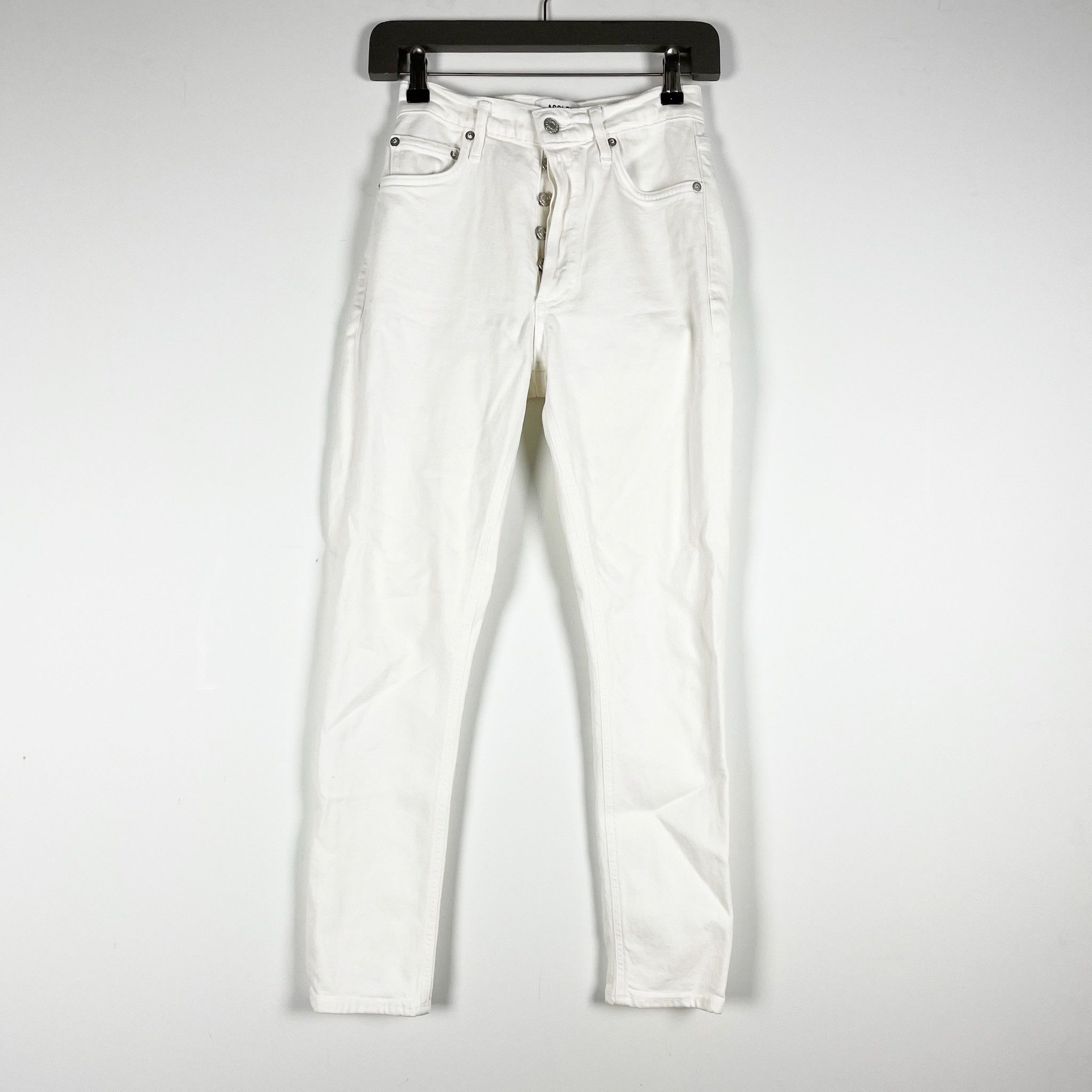 Agolde Agolde Denim Nico High Rise Slim Cotton Size 23" - 1 Thumbnail