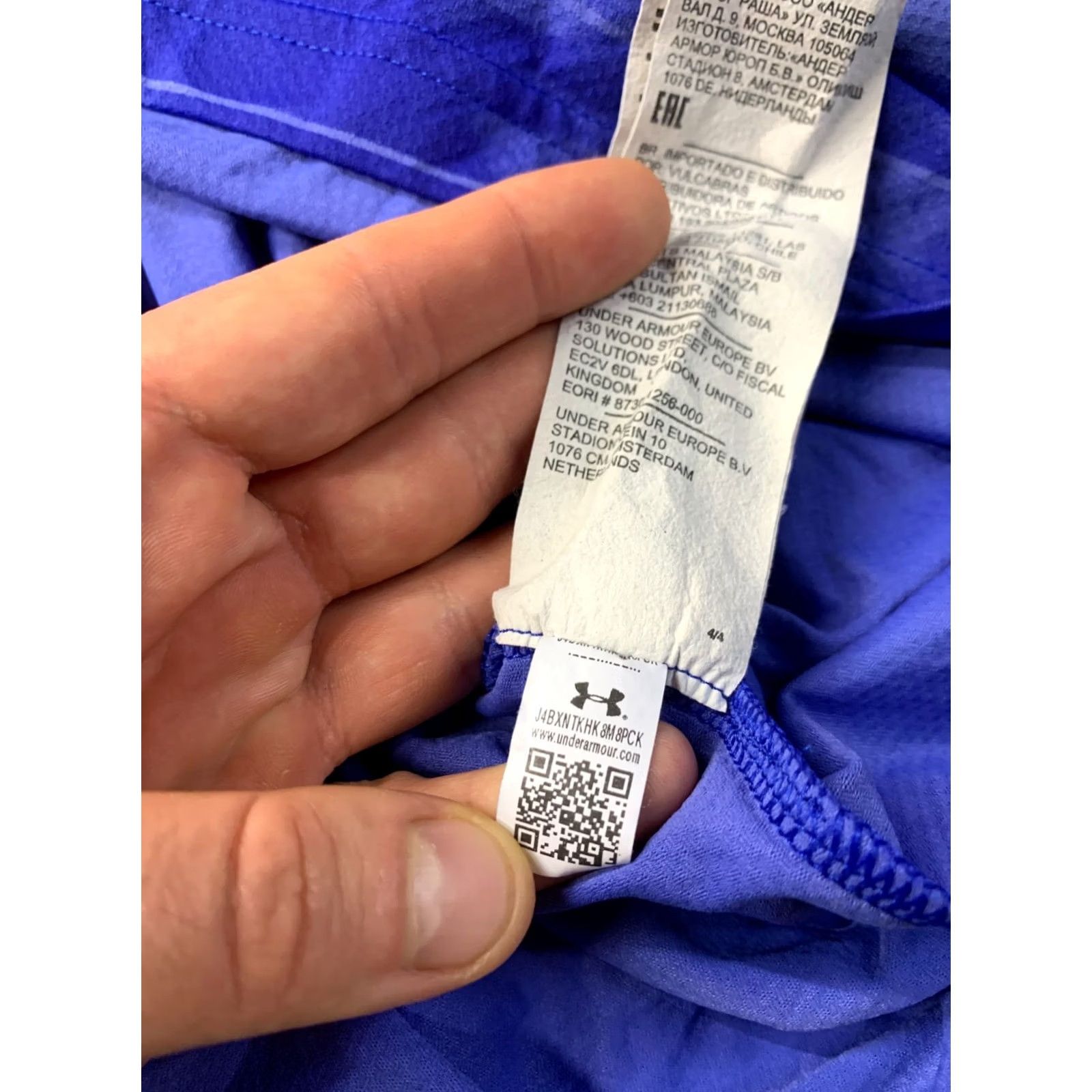 Under Armour Under Armour Polo Shirt ISO-CHILL 2021 Men Training Jersey L Blue Sports Polo Shirt Polo Mens Size US L / EU 52-54 / 3 - 7 Thumbnail