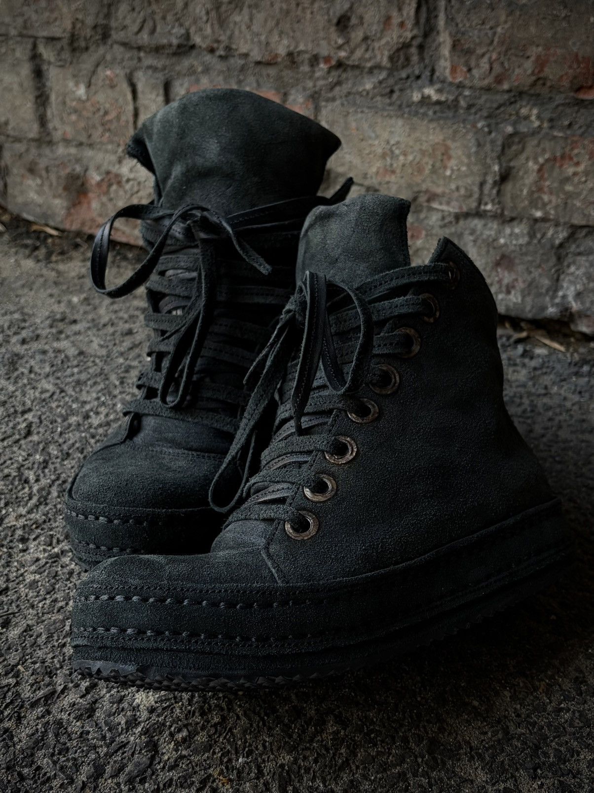 James Kearns James Kearns 8-hole reverse leather sneaker Size US 7 / EU 40 - 1 Thumbnail