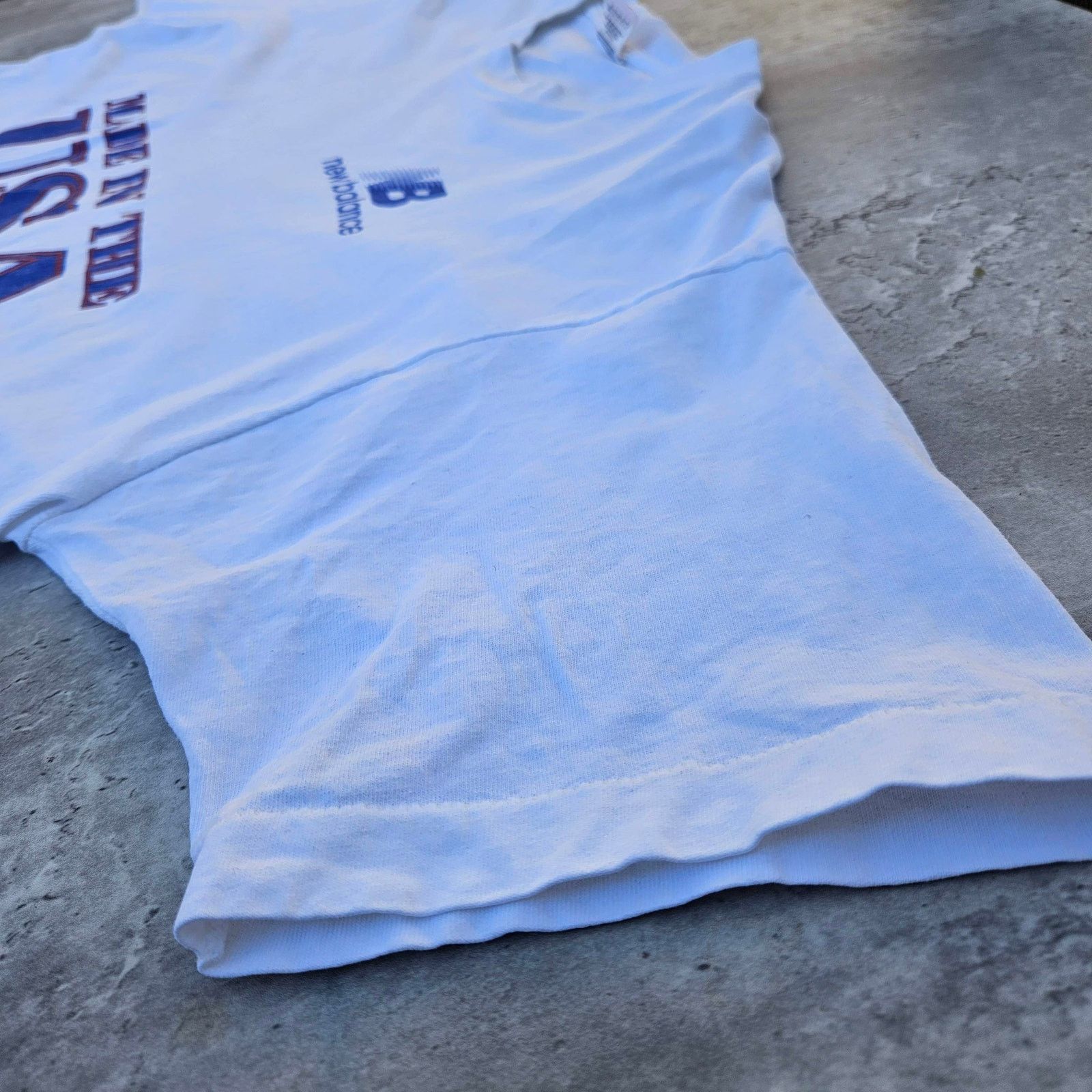 New Balance Vintage New Balance Shirt 1980's Size XL White Size US XL / EU 56 / 4 - 6 Thumbnail