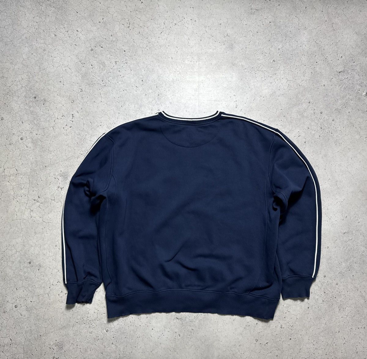 Nike Nike Big Swoosh Sweatshirt Navy Vintage Size XXL Size US XXL / EU 58 / 5 - 8 Thumbnail