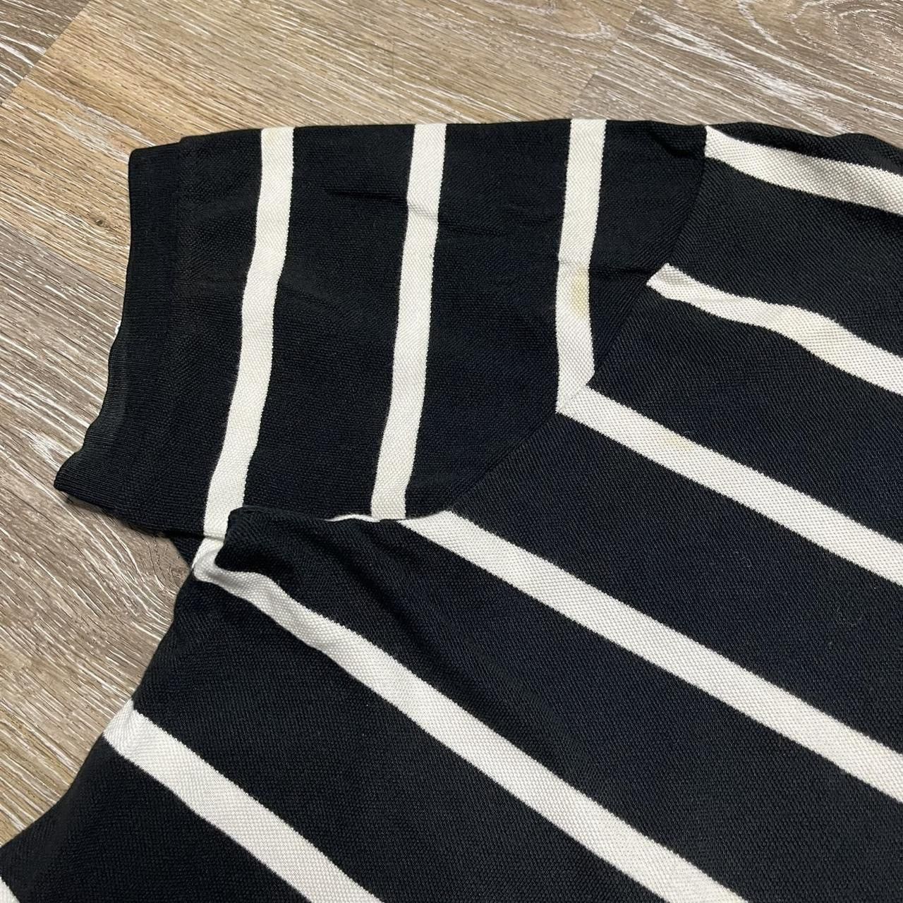 Polo Ralph Lauren × Vintage y2k black & white striped ralph lauren polo Size US XL / EU 56 / 4 - 5 Thumbnail