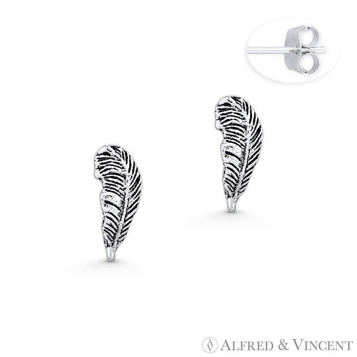 Other Bird's Wing Feather Charm Stud Earrings Size ONE SIZE - 1 Preview