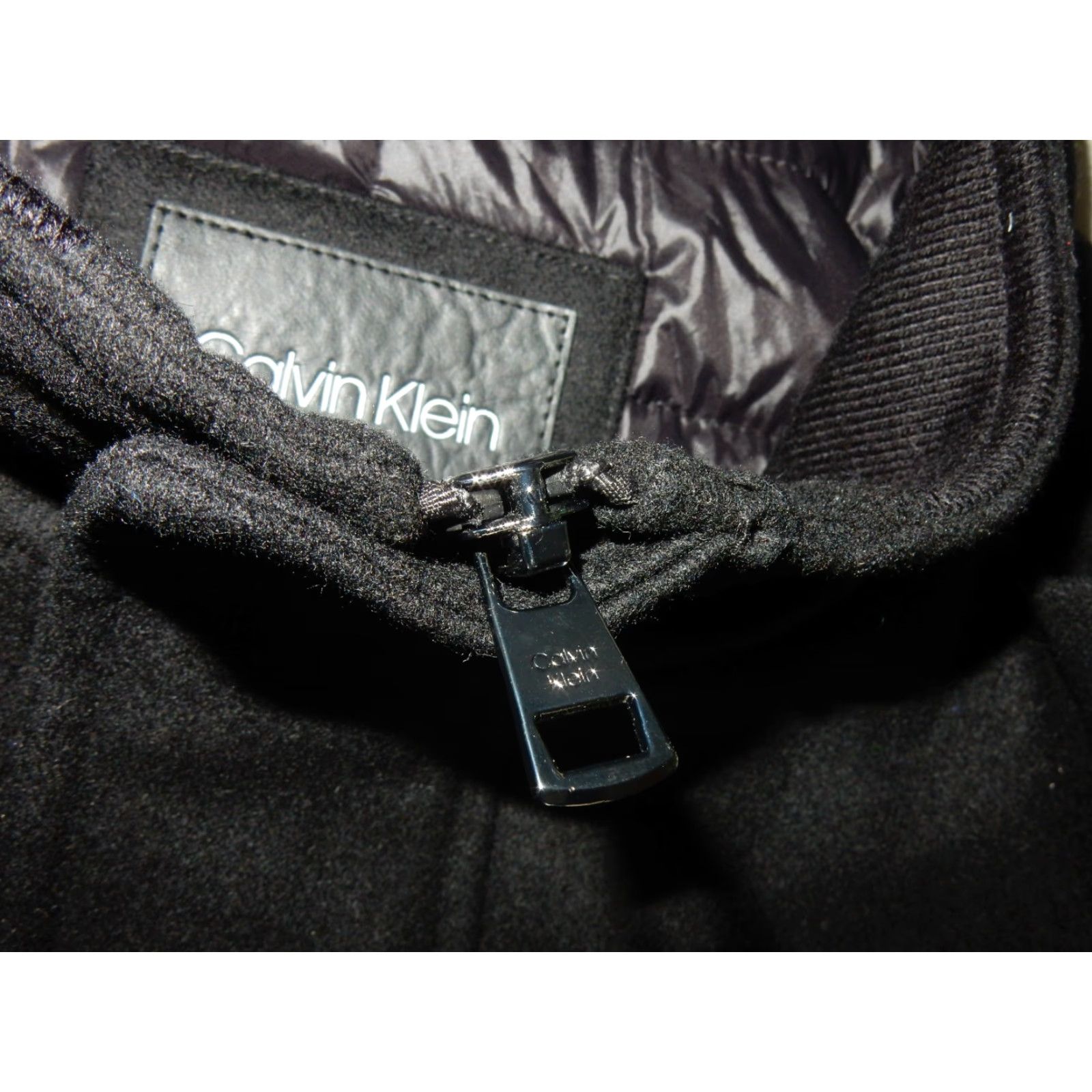 Calvin Klein VINTAGE Calvin Klein Wool Overcoat Coat Men XL Black 80s Trench Dress Coat Size US XL / EU 56 / 4 - 5 Thumbnail