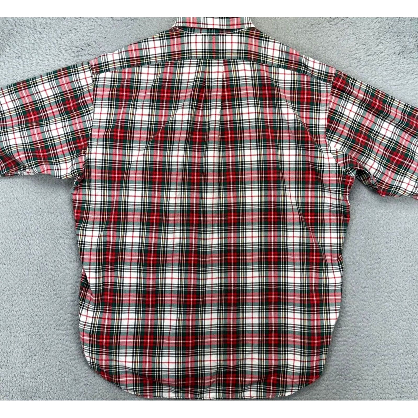 Ralph Lauren Ralph Lauren Shirt Adult Large Blaire Red Plaid Button-Down Cotton Mens Size US L / EU 52-54 / 3 - 4 Thumbnail