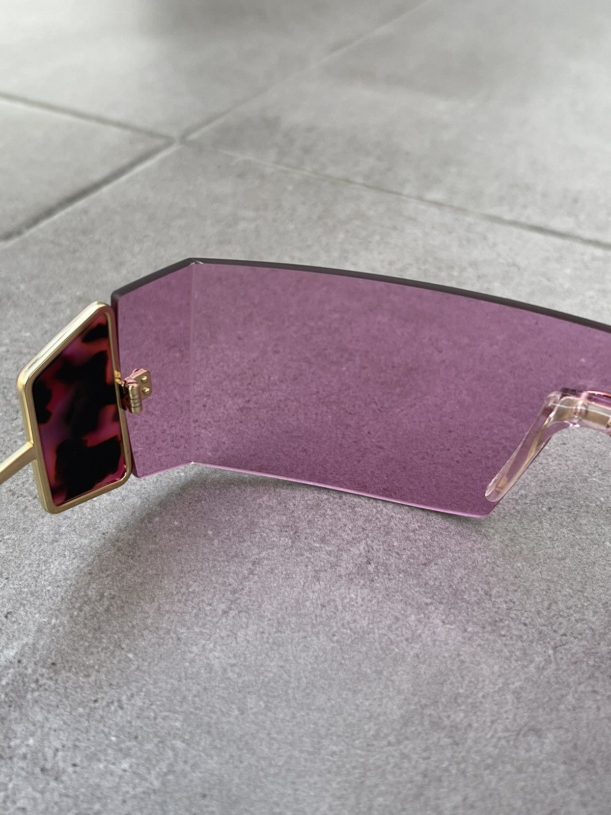 Retrosuperfuture !DS!SS23 Retrosuperfuture RA1 Pianeta Pink Shield Sunglasses Size ONE SIZE - 17 Thumbnail