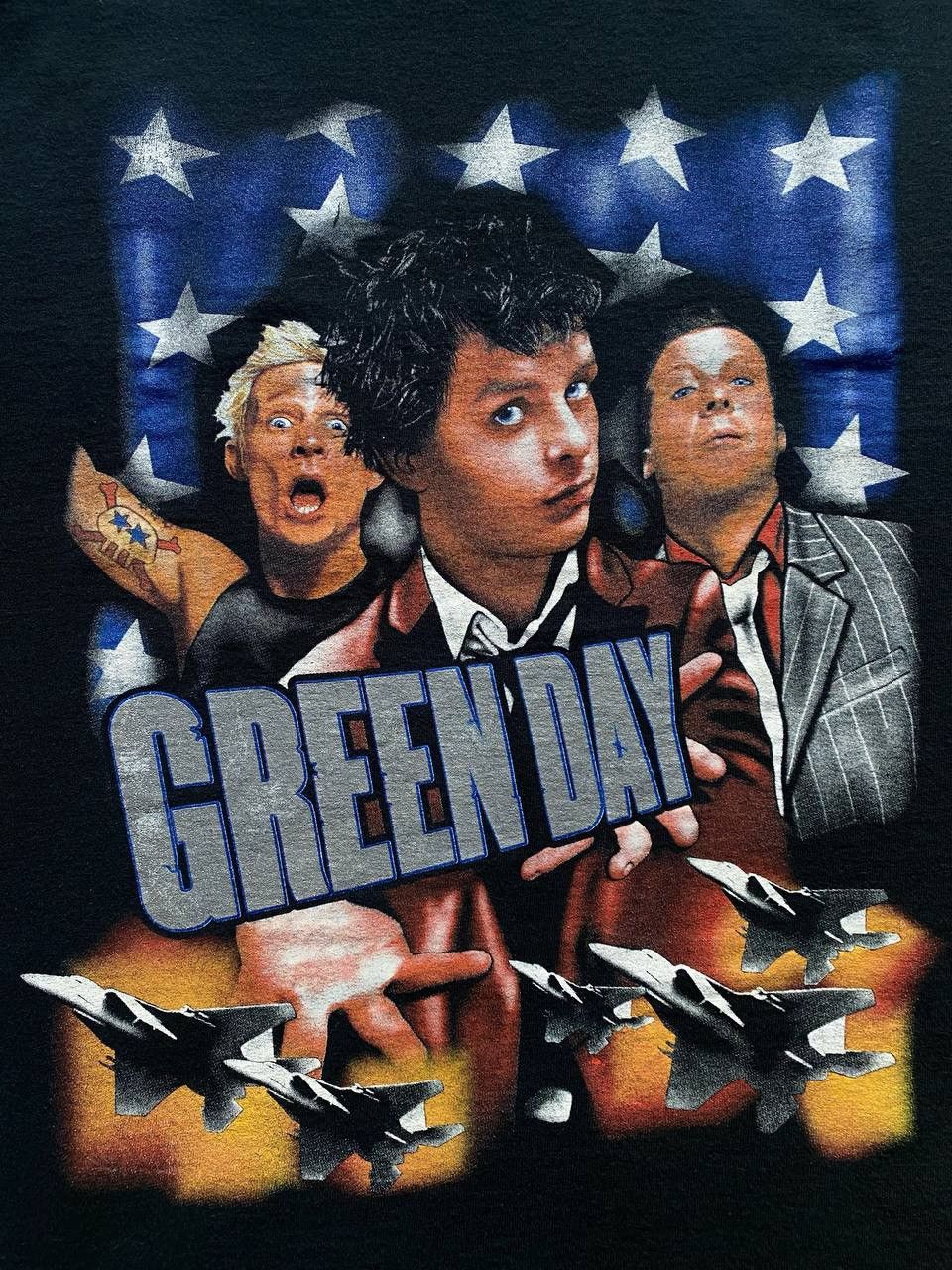 Band Tees × Vintage VINTAGE 2000s GREEN DAY WARNING ALBUM PUNK ROCK BAND T SHIRT Size US M / EU 48-50 / 2 - 5 Thumbnail