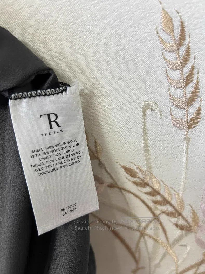 The Row The Row size 6 Premium dark grey wool overcoat Size M / US 6-8 / IT 42-44 - 7 Thumbnail