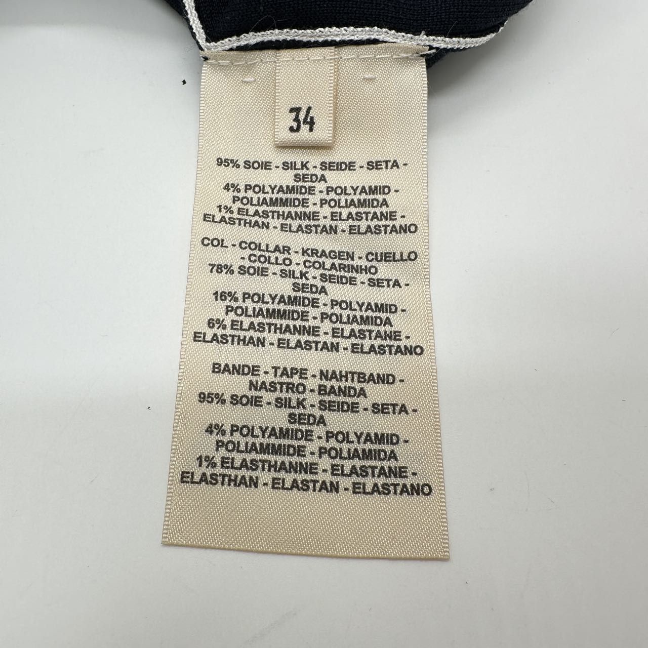 Hermes Hermès Black and White Spliced Knit Straight Dress K26WX Size XS / US 0-2 / IT 36-38 - 7 Thumbnail