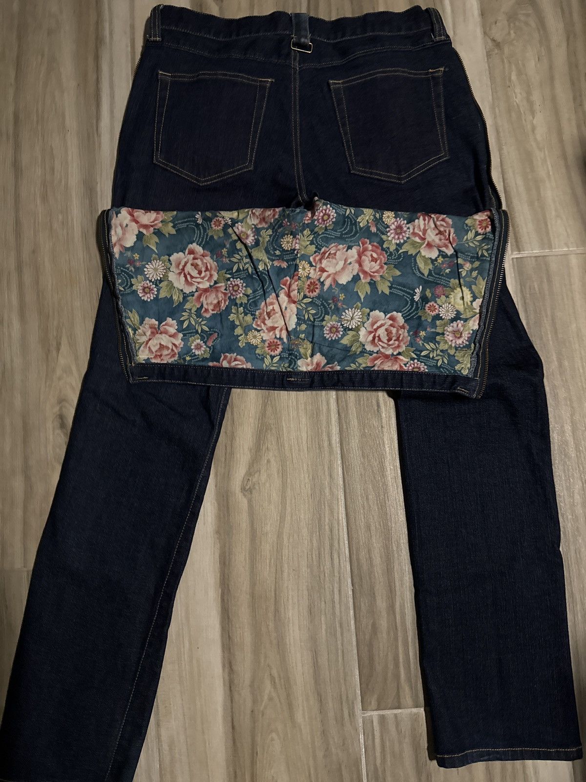 PPFM PPFM double waist floral denim Size US 30 / EU 46 - 3 Thumbnail