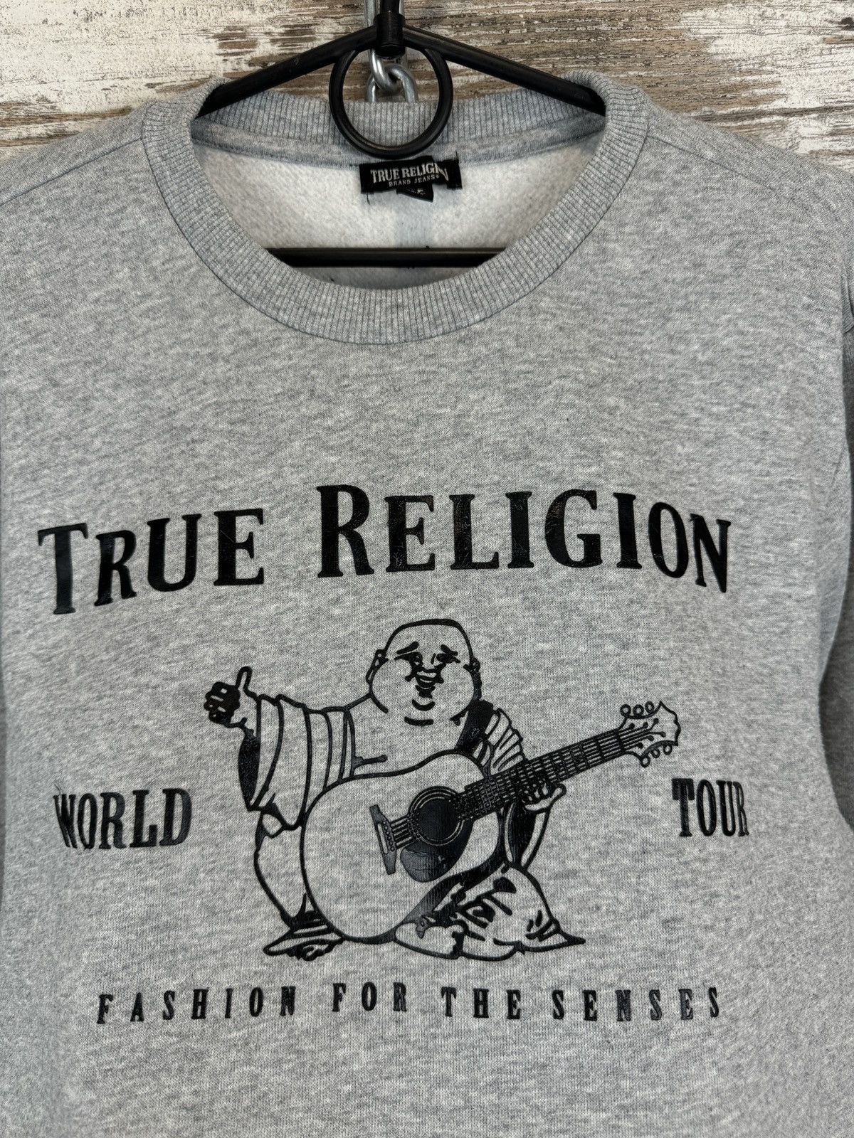 Japanese Brand Mens Vintage True Religion Sweatshirt big logo Japanese y2k Size US S / EU 44-46 / 1 - 6 Thumbnail
