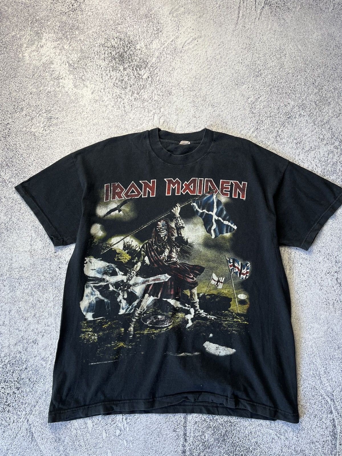 Band Tees Rare Iron Maiden Tee T Shirt 1998 Vintage Black Size US L / EU 52-54 / 3 - 4 Thumbnail