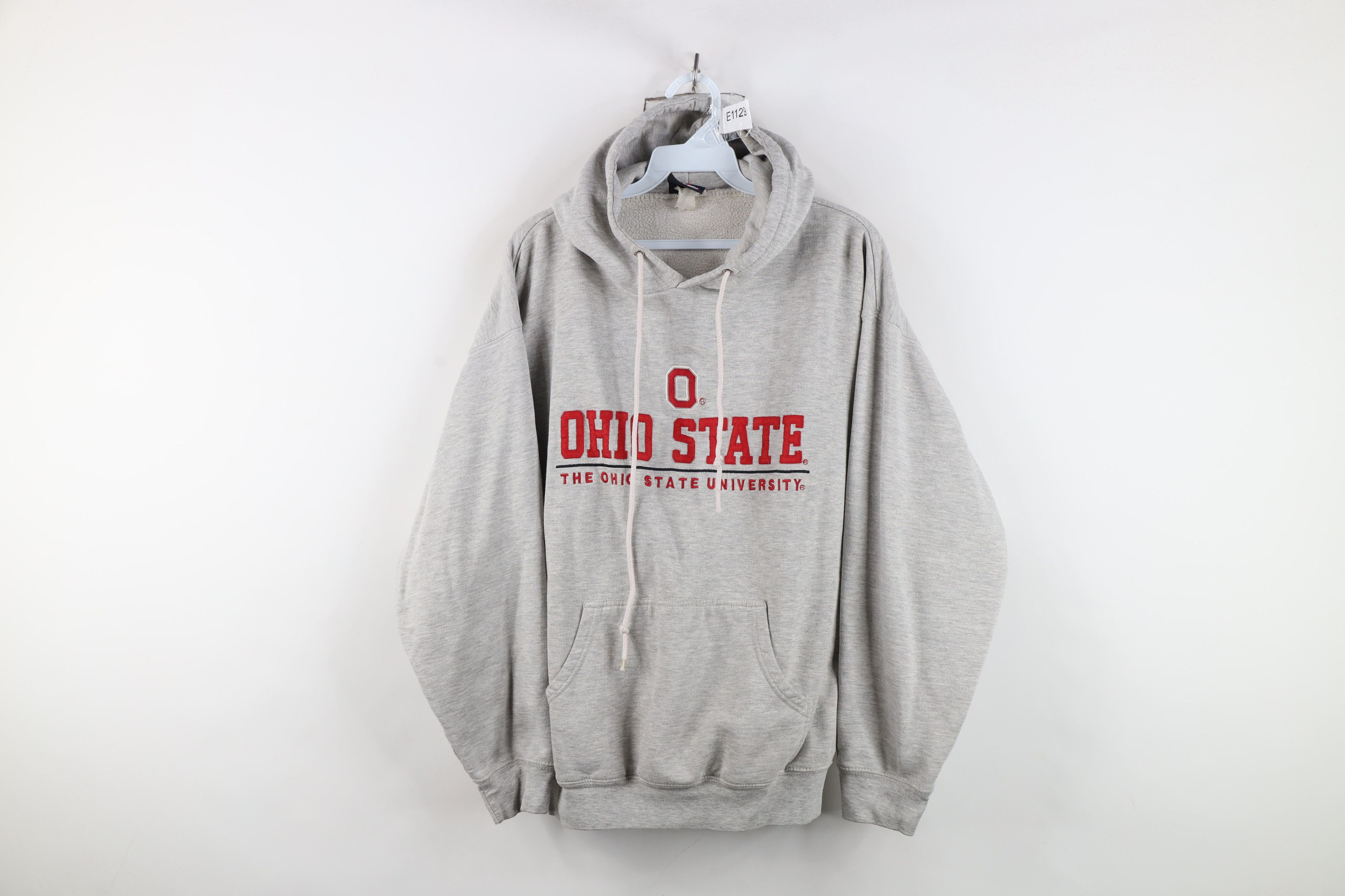 Vintage Vintage 90s Ohio State University Hoodie Sweatshirt Gray Size US M / EU 48-50 / 2 - 1 Thumbnail