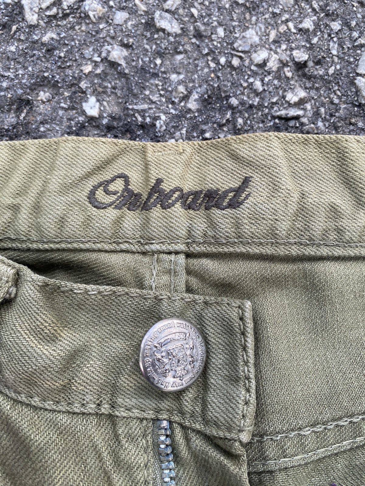 Japanese Brand Japanese Brand On Board Distressed Flare Denim Size US 31 - 17 Thumbnail