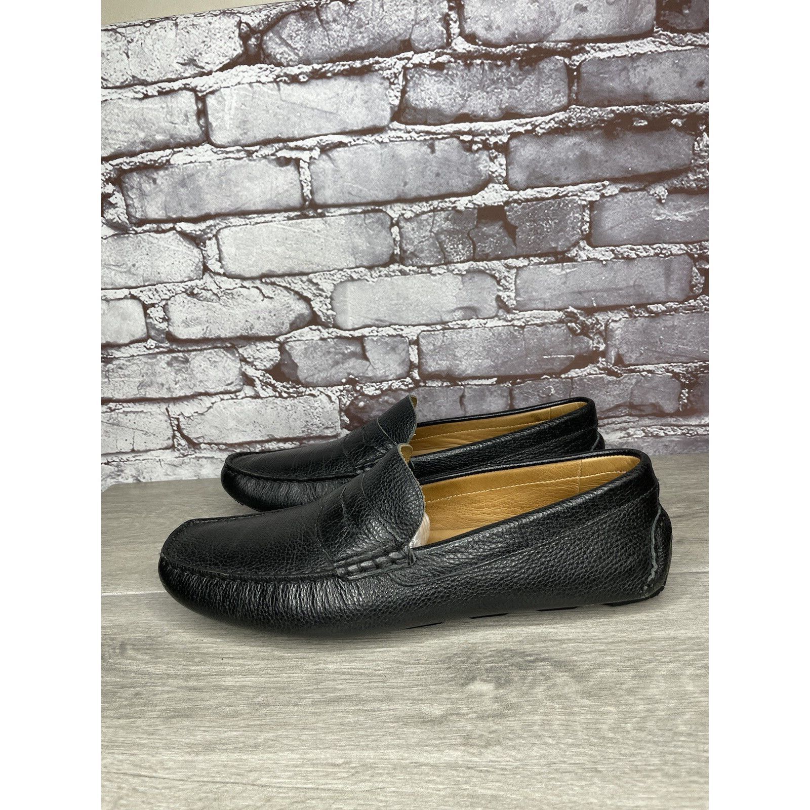 1901 1901 Black Leather Penny Loafers Slip On Driving Shoes Men’s Size US 13 / EU 46 - 22 Thumbnail