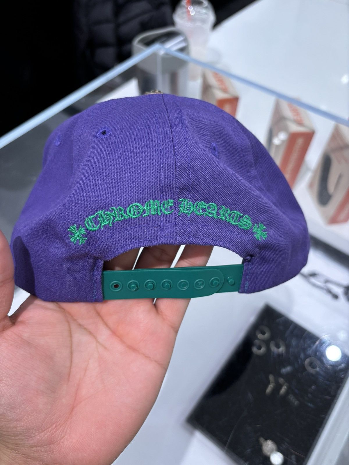 Chrome Hearts Chrome Hearts Purple Baseball Cap Size ONE SIZE - 5 Thumbnail