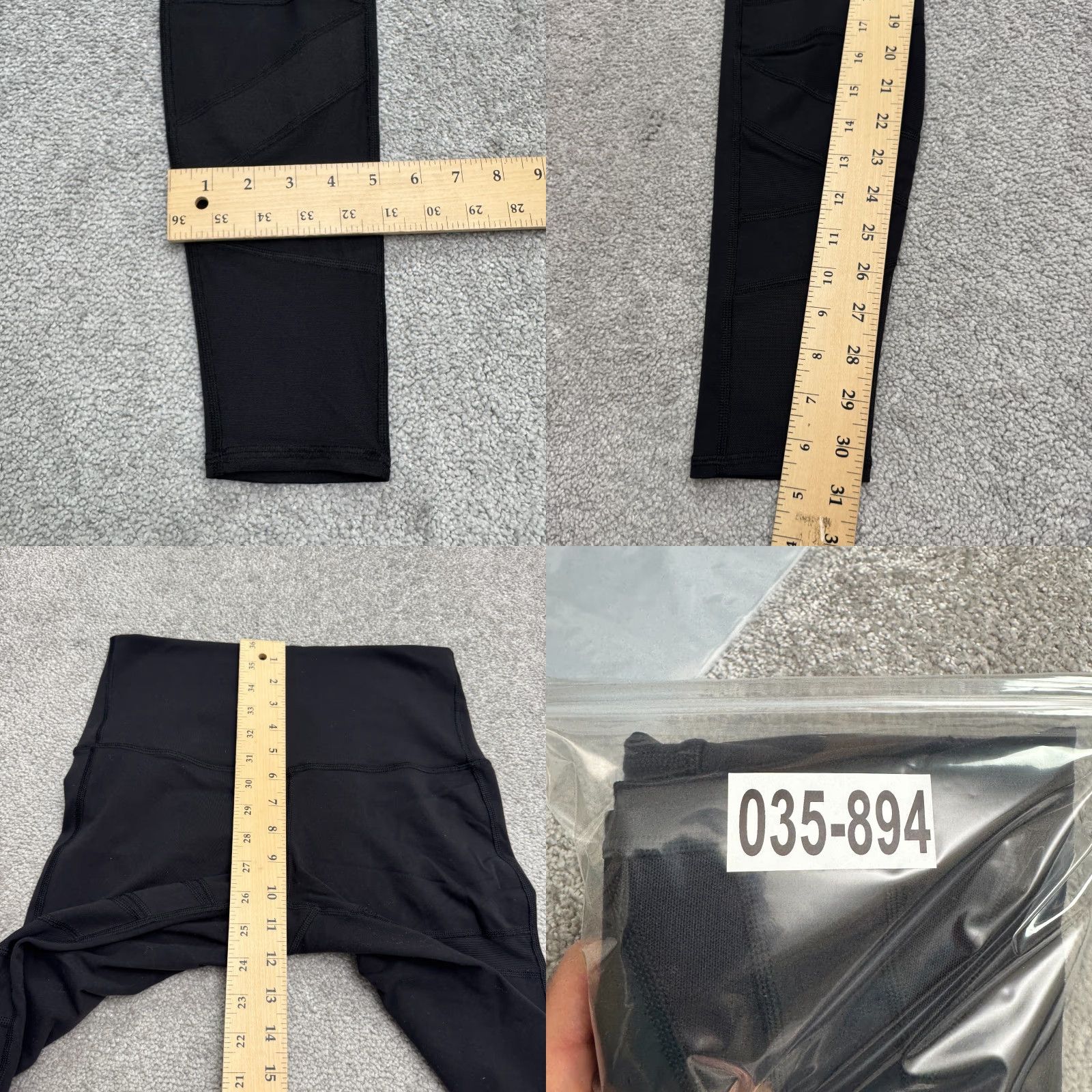 Lululemon Lululemon Women's Leggings Activewear High Rise Compression Black size 8 Athleisure Yoga Running Size 30" / US 8 / IT 44 - 8 Thumbnail