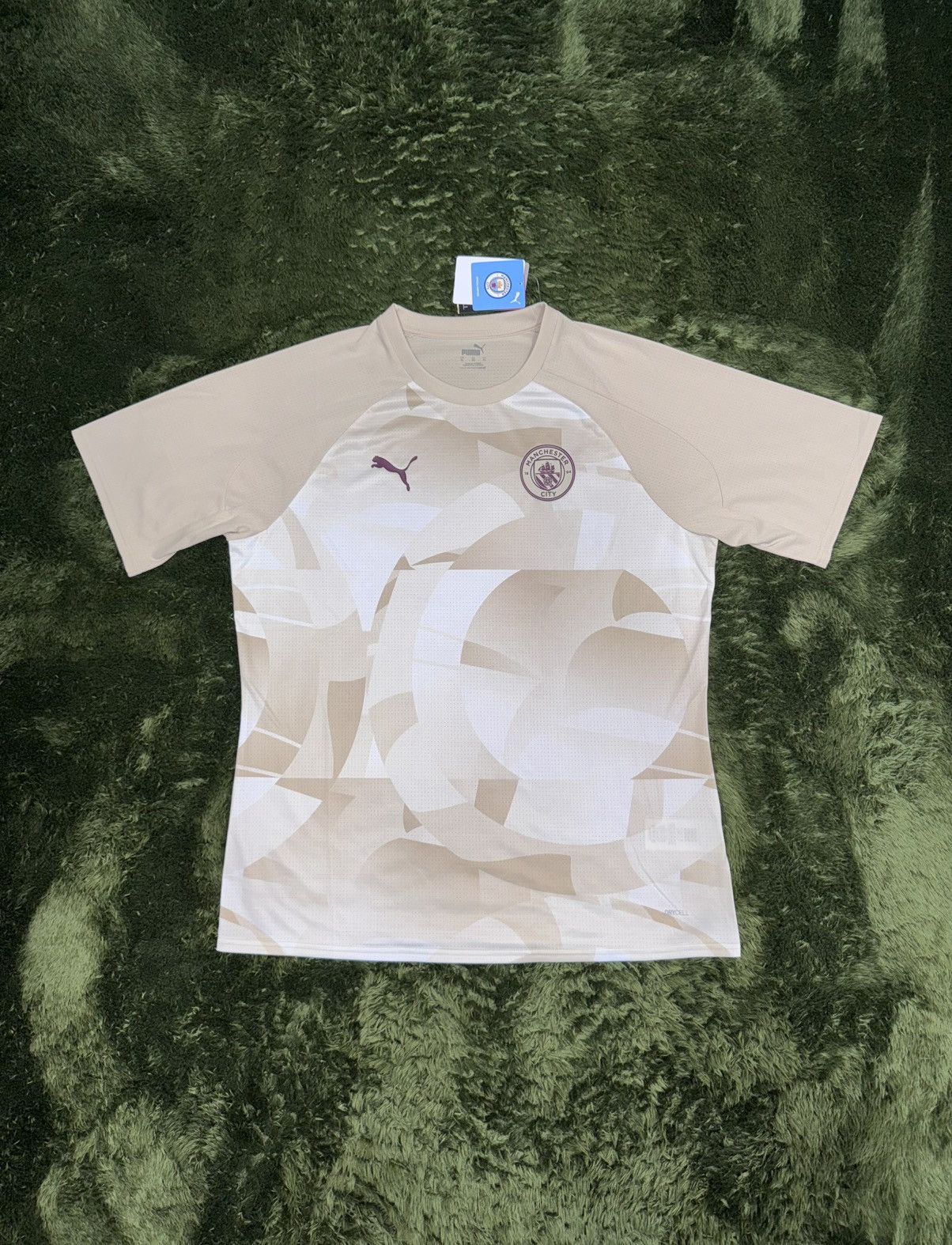 Designer × Puma [L] puma MCFC mancity 23-24 prematch jersey tshirts beige Size US L / EU 52-54 / 3 - 1 Thumbnail
