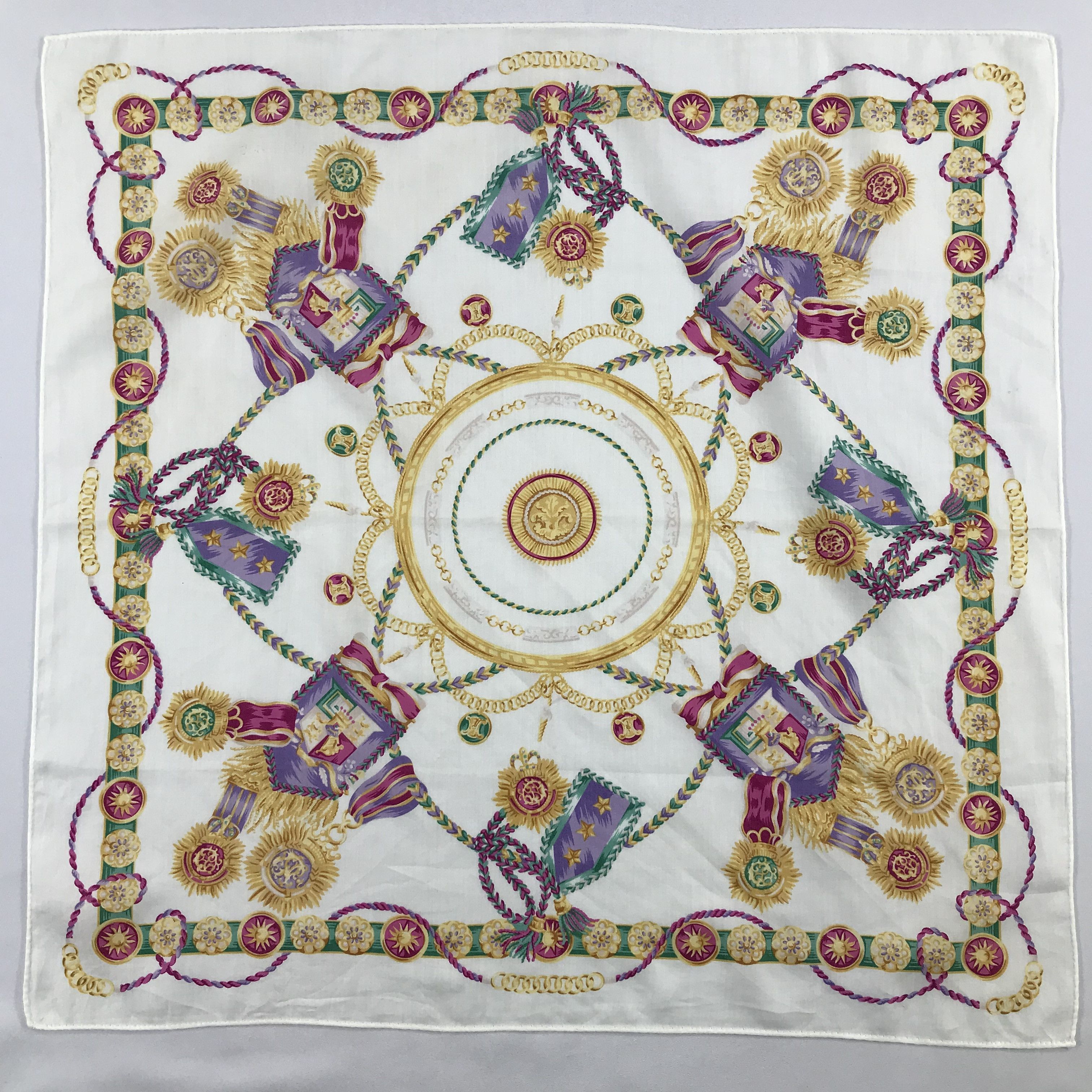 Vintage Vintage Bandana / Handkerchief / Neckerchief - S2508 Size ONE SIZE - 1 Thumbnail