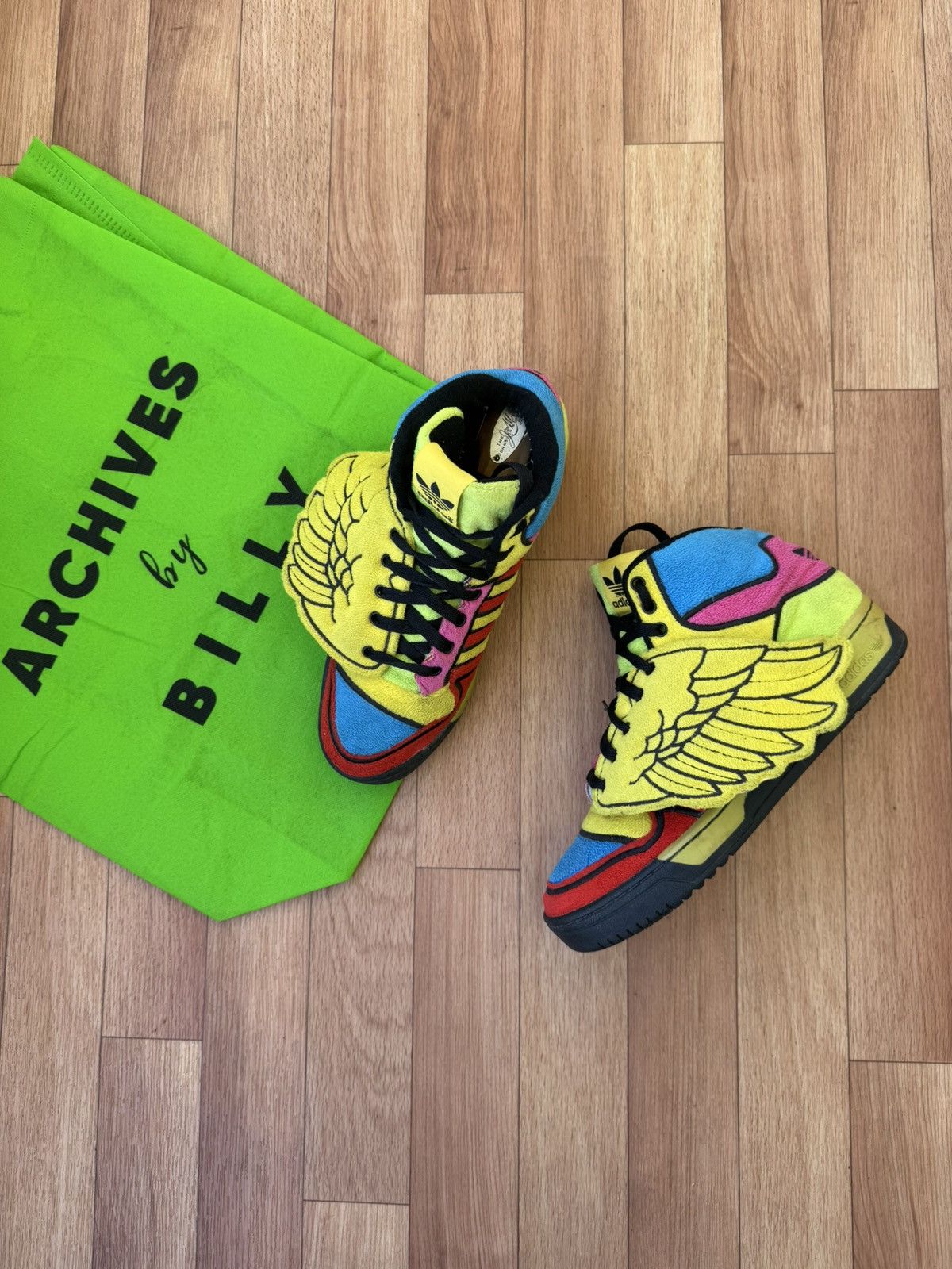 Adidas × Jeremy Scott Adidas jeremy scott wing multicolor Size US 7.5 / EU 40-41 - 2 Thumbnail