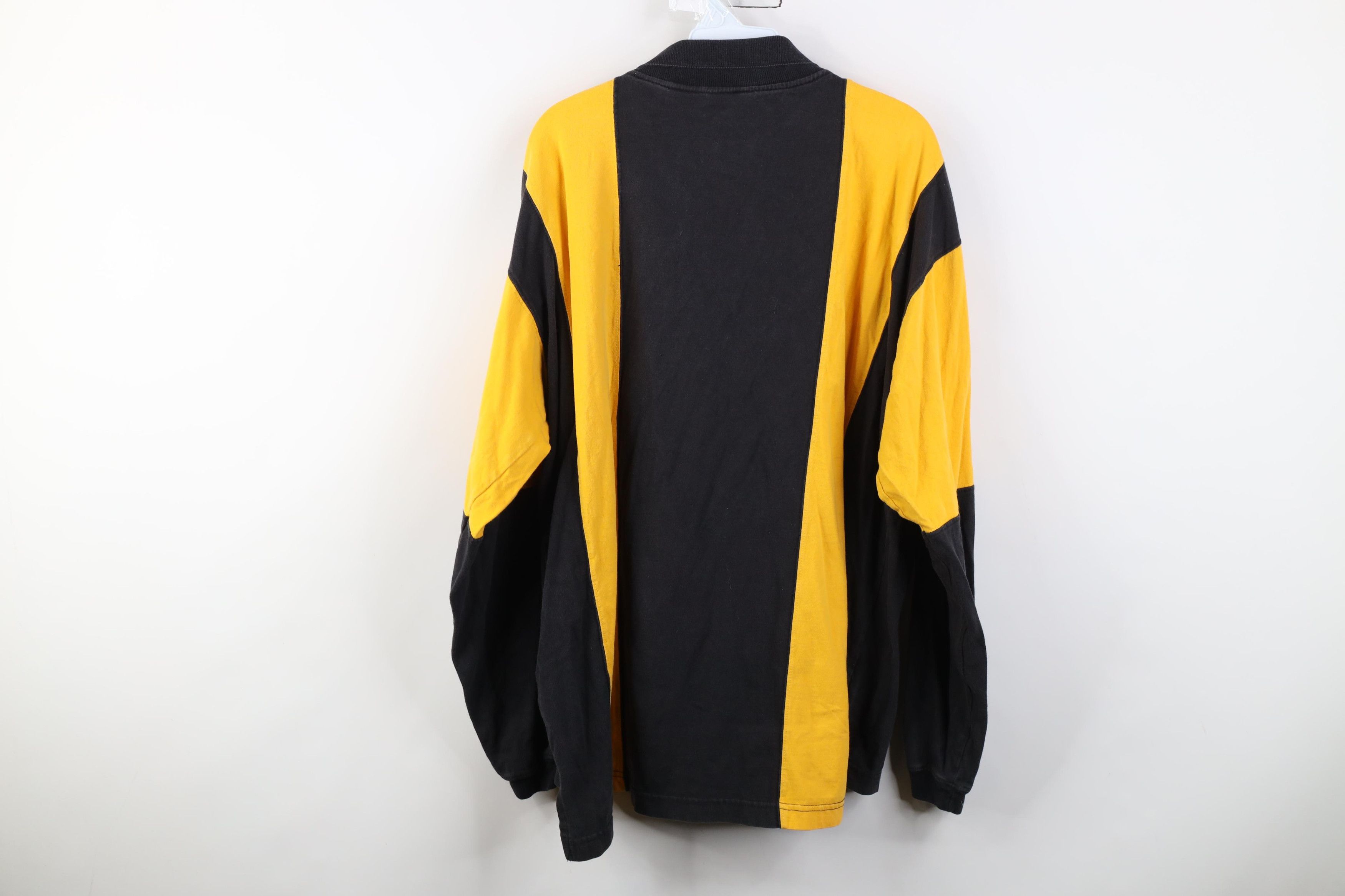 Vintage Vintage Y2K 2000 Pittsburgh Football Long Sleeve Rugby Polo Size US L / EU 52-54 / 3 - 15 Thumbnail