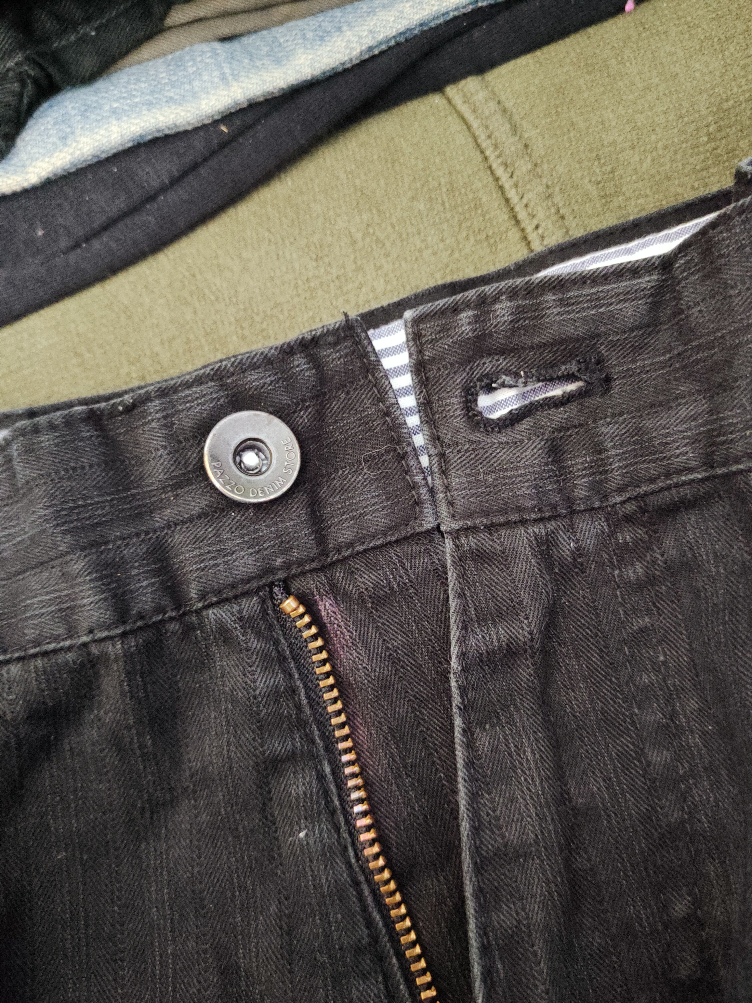 Pazzo Denim Store Black Multipocket Cargo Pants #W203