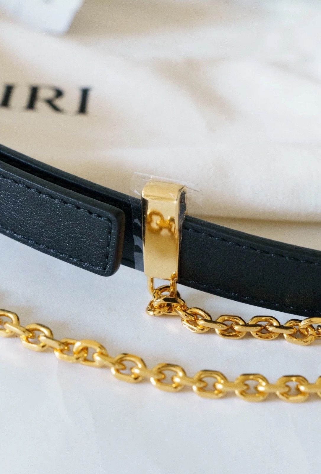 Amiri Amiri MA black chain belt size 95 Size 38 - 10 Thumbnail