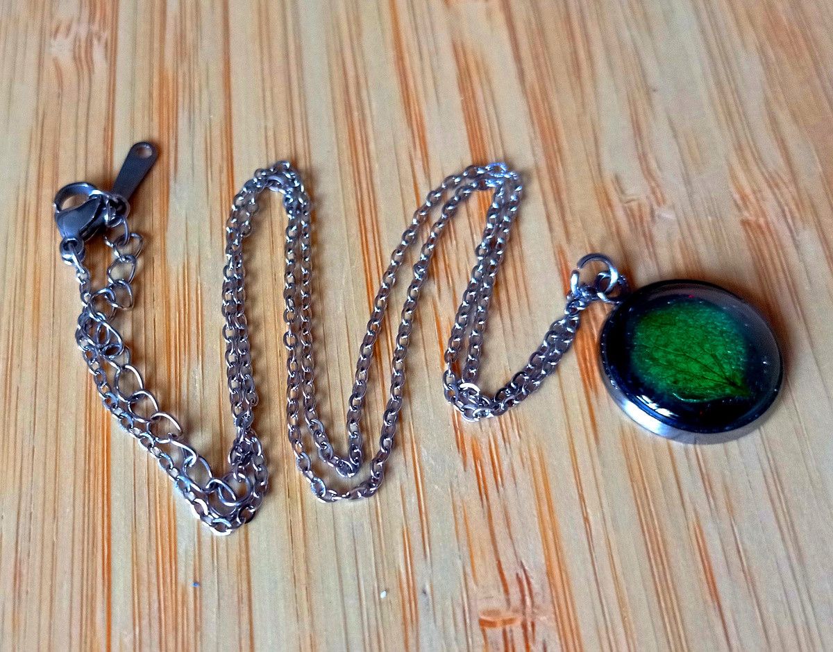 Designer × Japanese Brand × Vintage Stunning Tiny Tree Of Life Natural Leaf Silver Necklace RARE Size ONE SIZE - 6 Thumbnail
