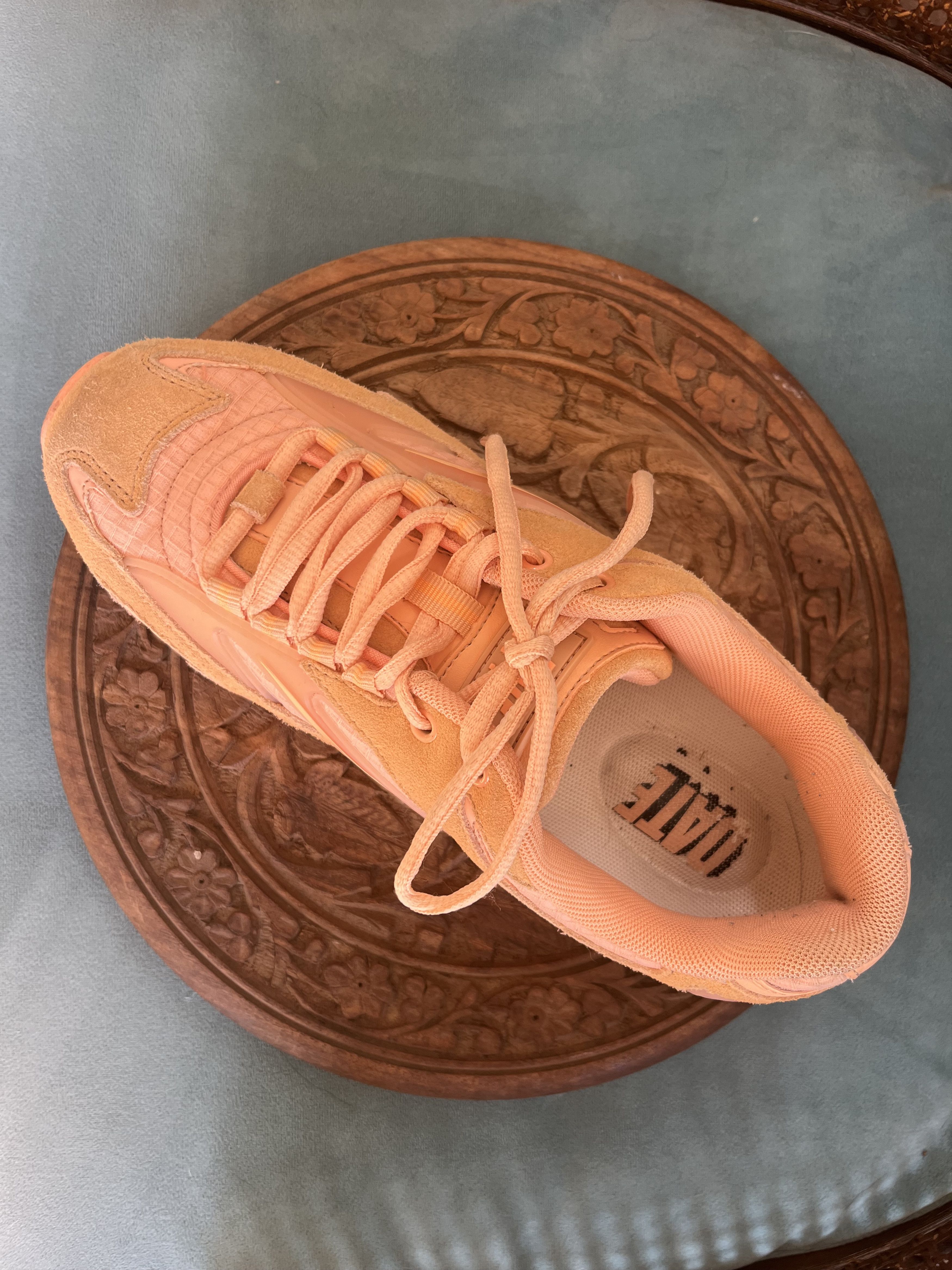D.A.T.E. SN '23 Peach/pink suede shoes Size US 9.5 / EU 42-43 - 2 Thumbnail