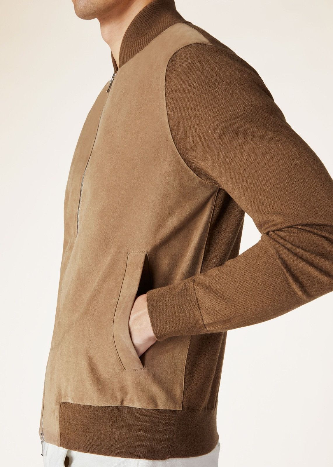 Loro Piana o1srvl11e0225 FAM4998 Lp Ivy Bomber Jacket in Brown Size US L / EU 52-54 / 3 - 6 Thumbnail