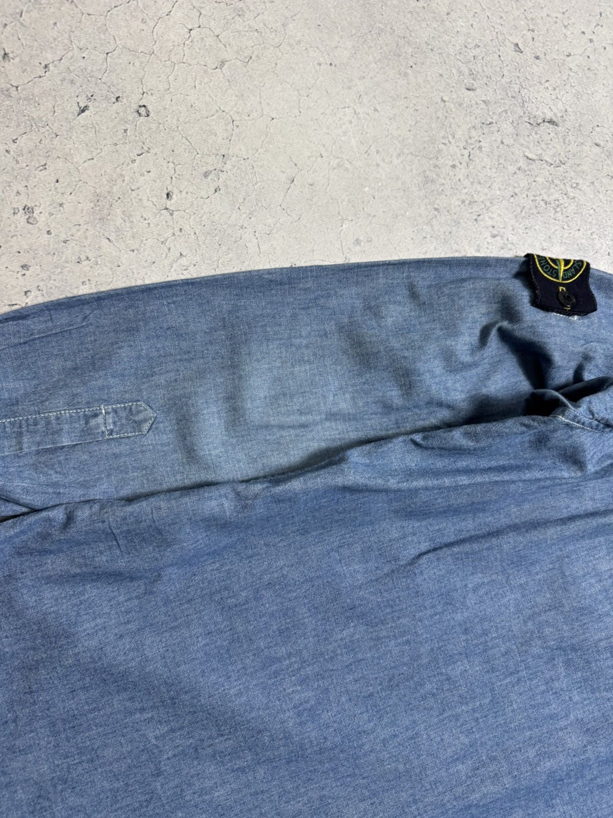 Stone Island Stone Island Luxury Button Up Shirt Patch Size XL Size US XL / EU 56 / 4 - 17 Thumbnail