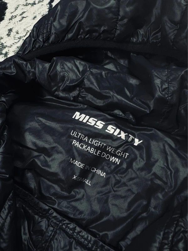 Miss Sixty Miss Sixty Black XS Logo Puffer Jacket Size XS / US 0-2 / IT 36-38 - 4 Thumbnail
