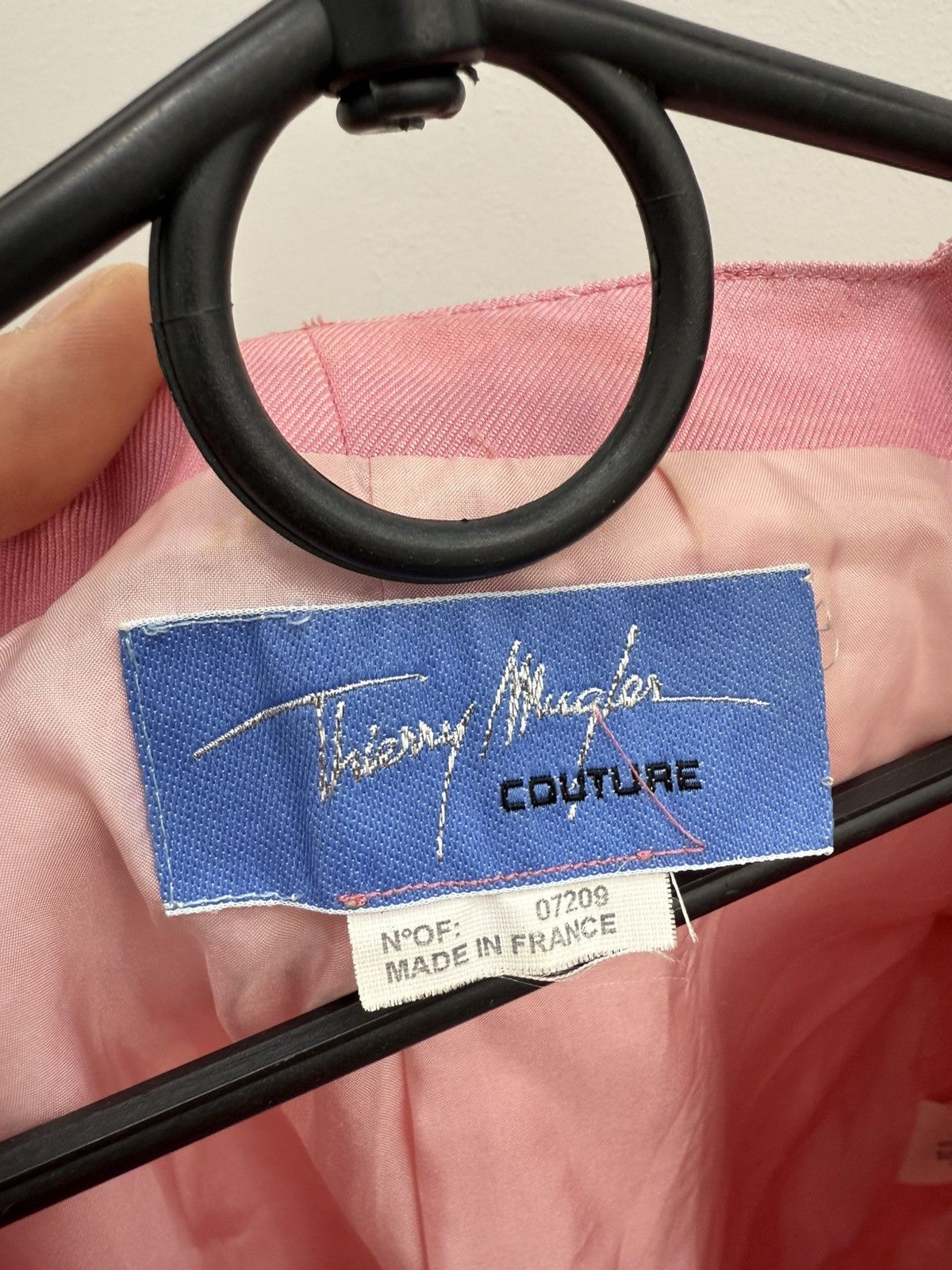 Mugler Vintage 90s Thierry Mugler Pink Blazer Size S / US 4 / IT 40 - 3 Thumbnail