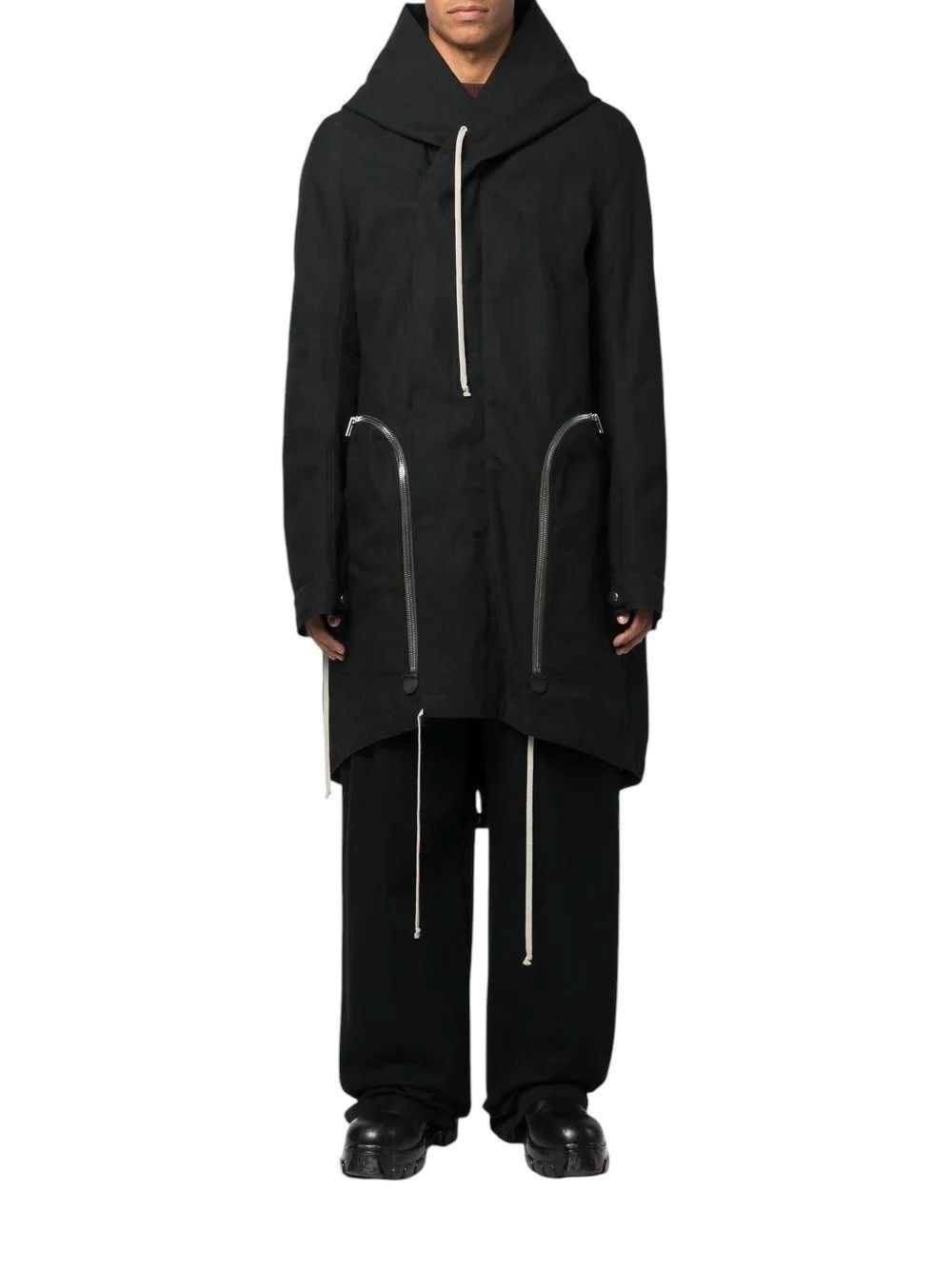 Rick Owens RARE Mainline Bauhaus Fishtail Zip Bladder Parka Size US S / EU 44-46 / 1 - 7 Thumbnail
